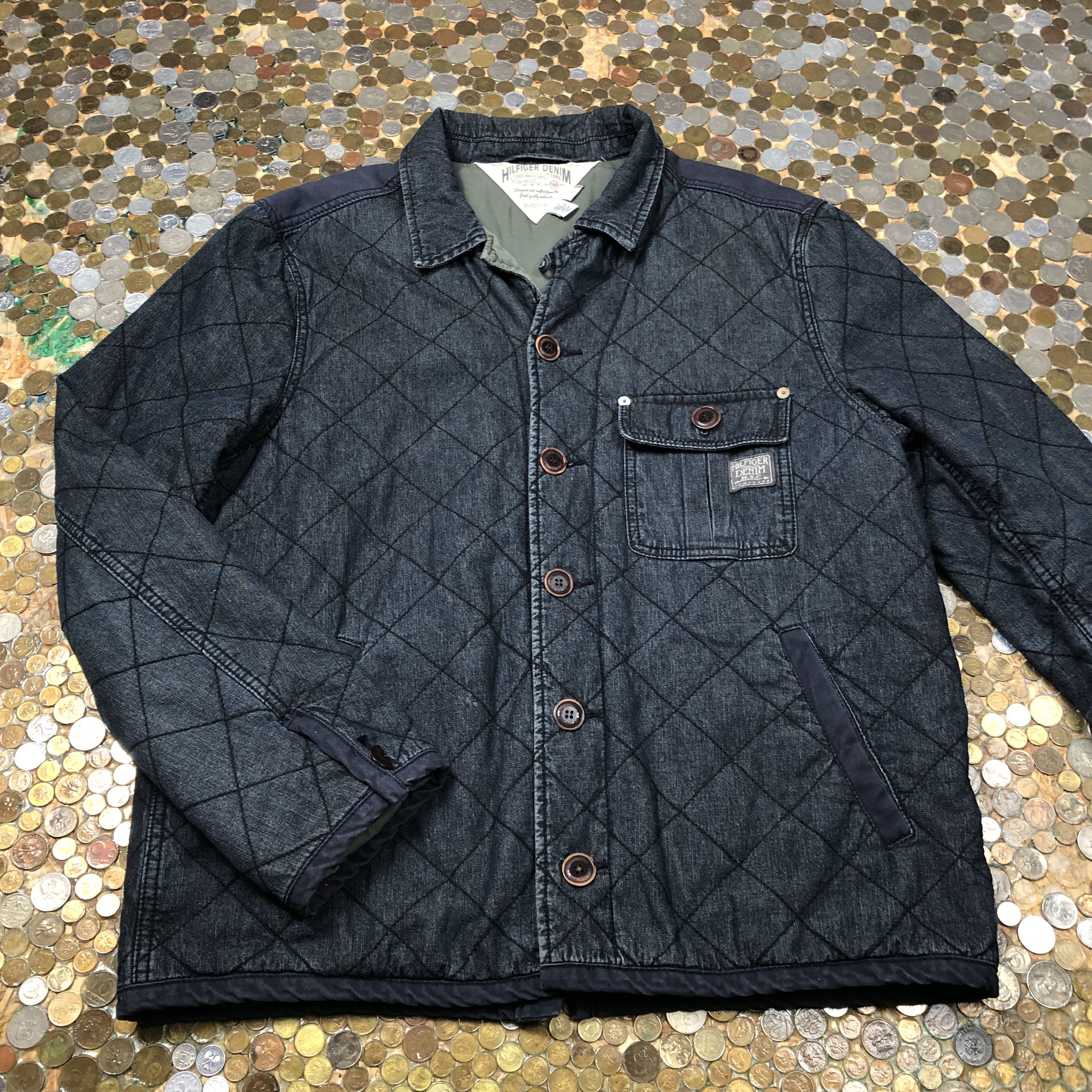 Vintage 90’s Tommy Hilfiger rare leather jacket