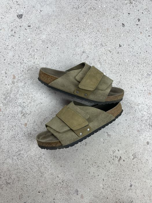 Birkenstock Birkenstock Kyoto Suede Khaki Size 39 | Grailed