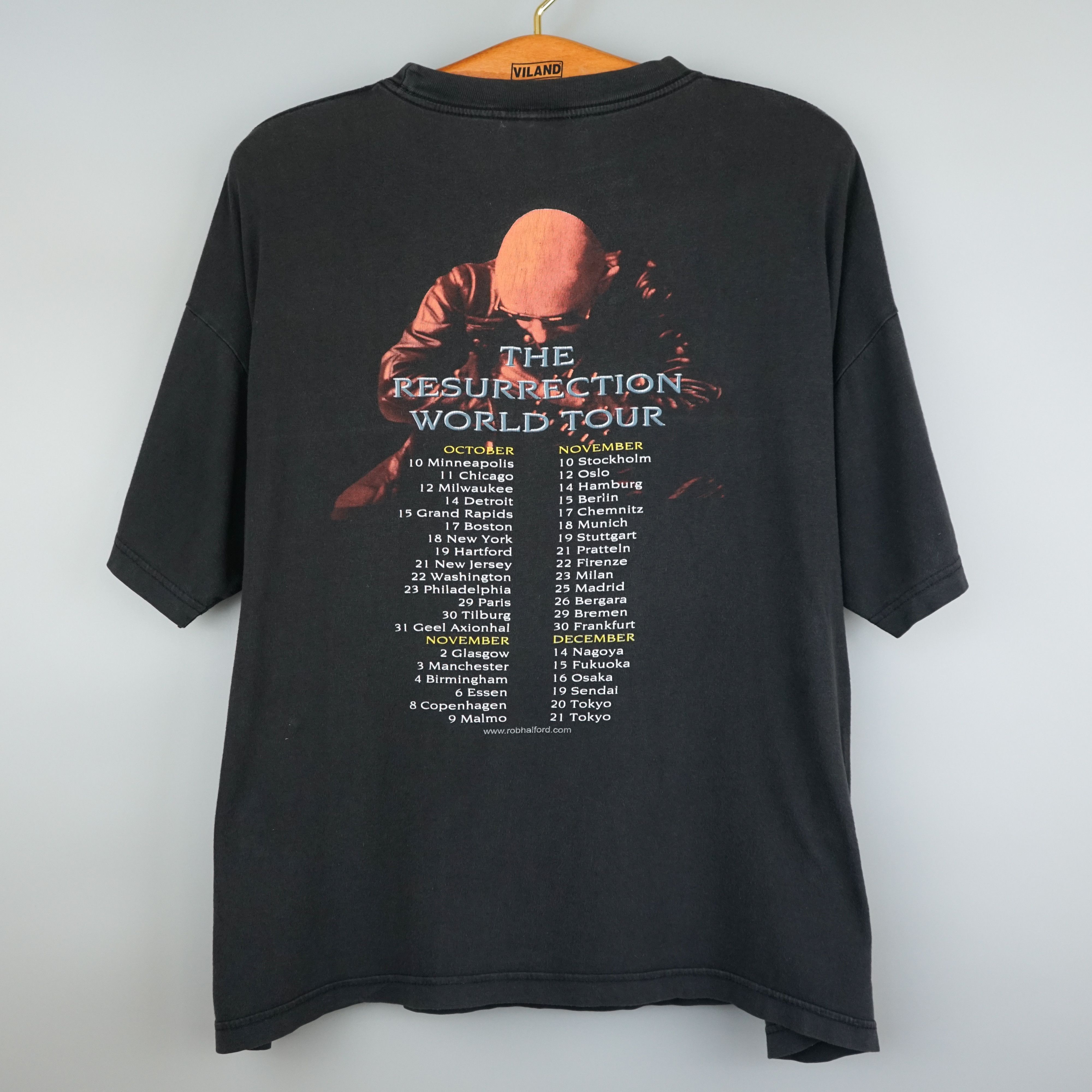 Band Tees × Vintage Vintage Halford t shirt 2000 tour Judas Priest Size US XL / EU 56 / 4 - 7 Thumbnail