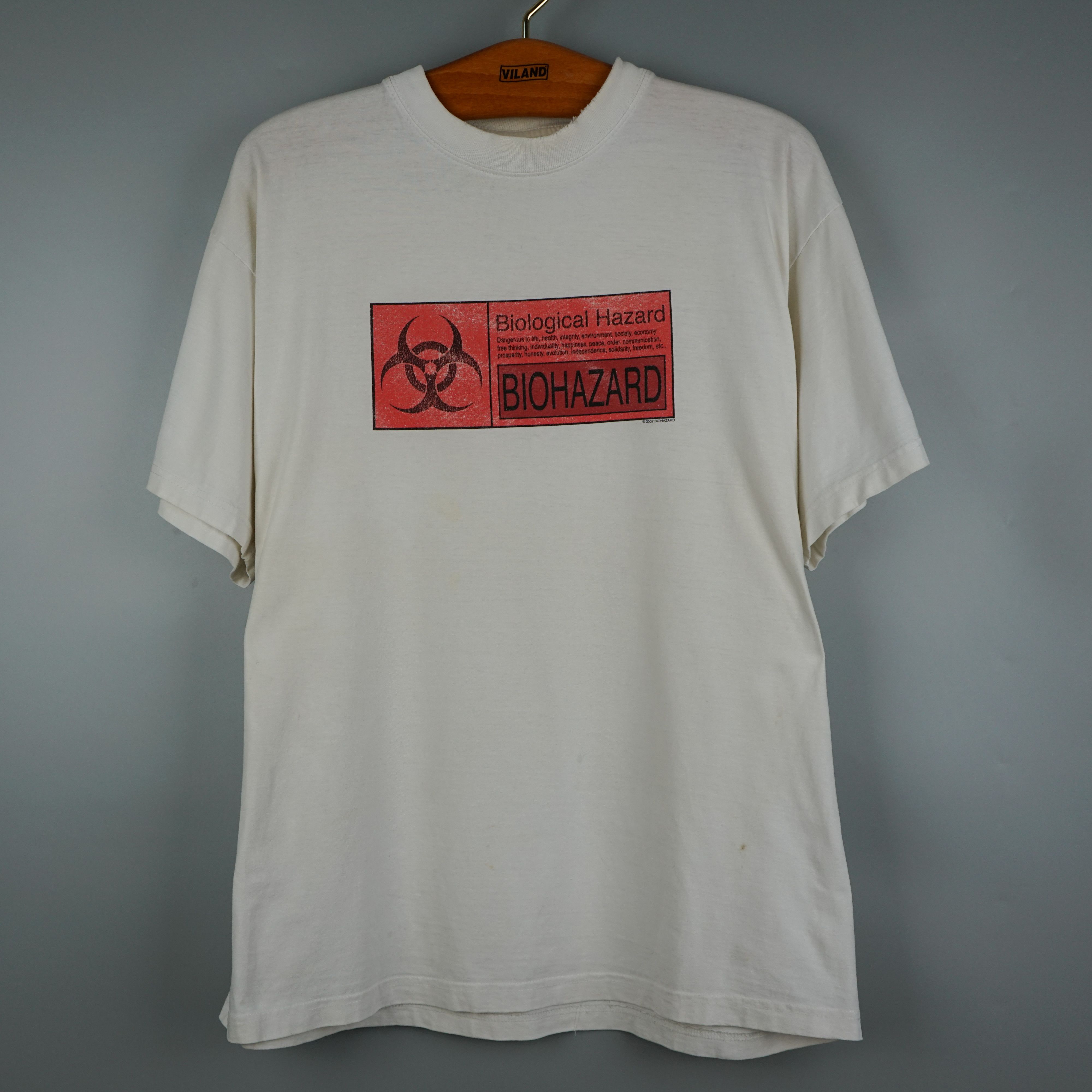 Band Tees × Vintage 2002 Biohazard t shirt Size US XL / EU 56 / 4 - 1 Thumbnail