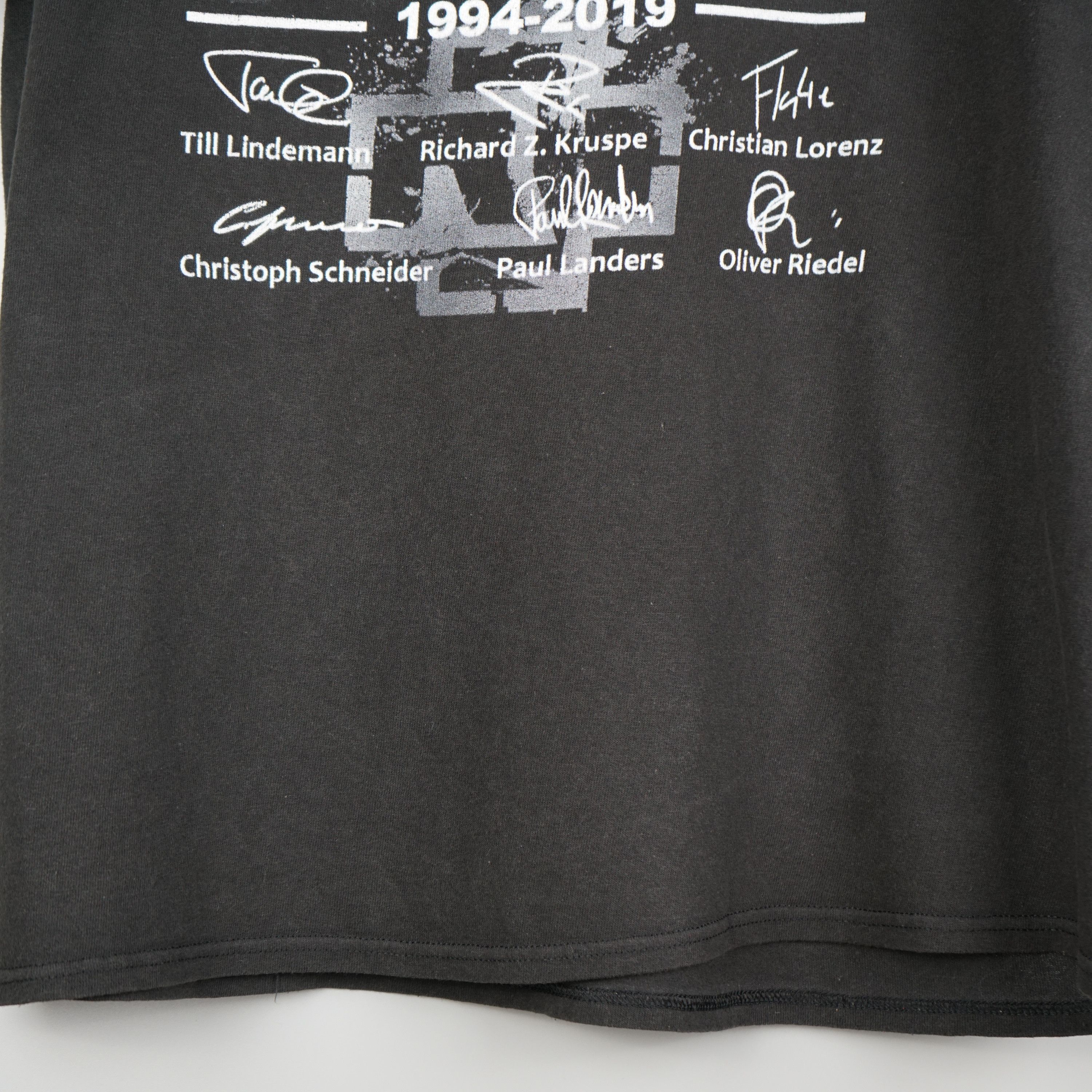 Band Tees × Vintage 2019 Rammstein t-shirt 25th Anniversary Size US XL / EU 56 / 4 - 3 Thumbnail