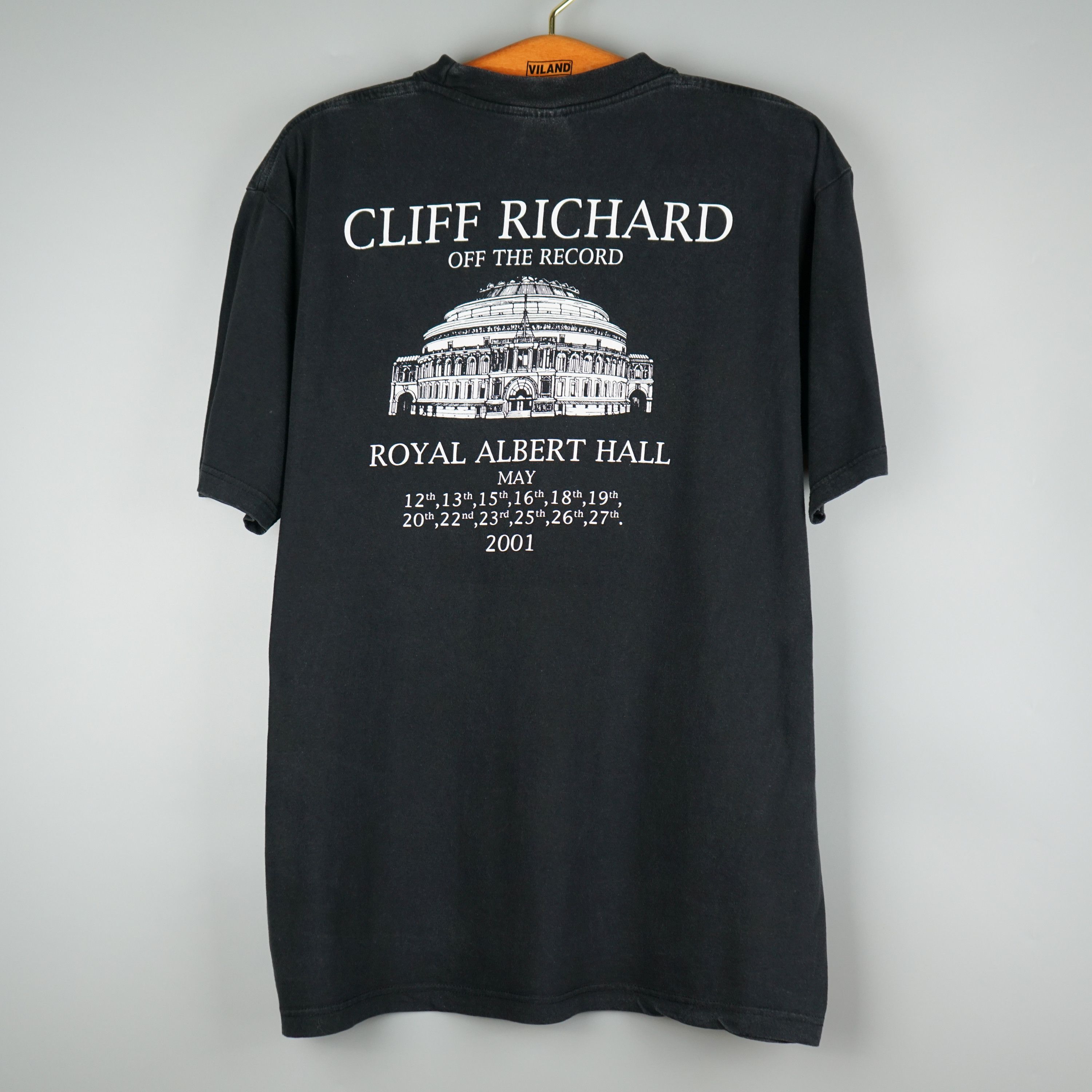 Band Tees × Vintage 2001 Cliff Richards t-shirt Size US XL / EU 56 / 4 - 5 Thumbnail