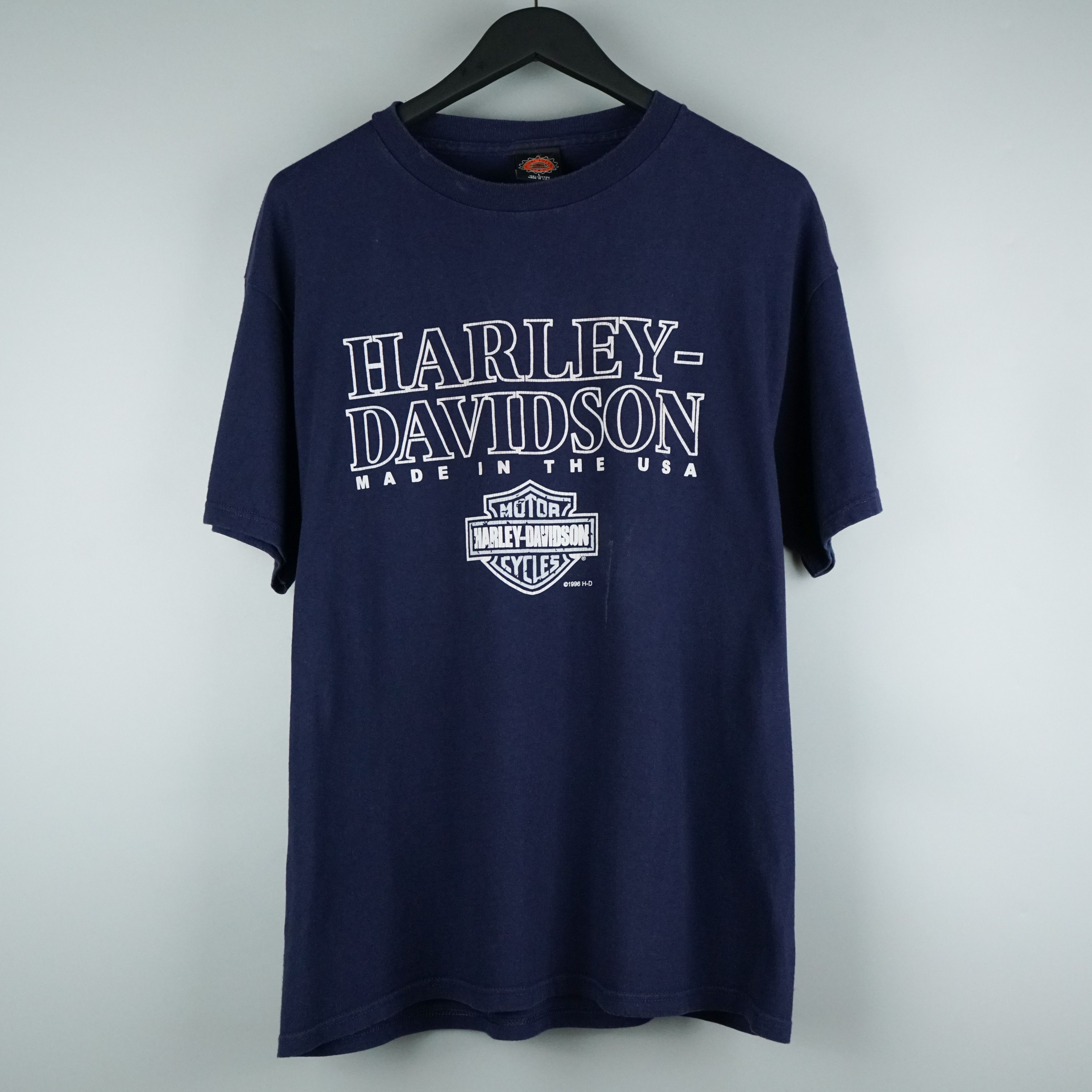 Harley Davidson × Vintage 1996 Harley Davidson t-shirt Size US XL / EU 56 / 4 - 1 Thumbnail