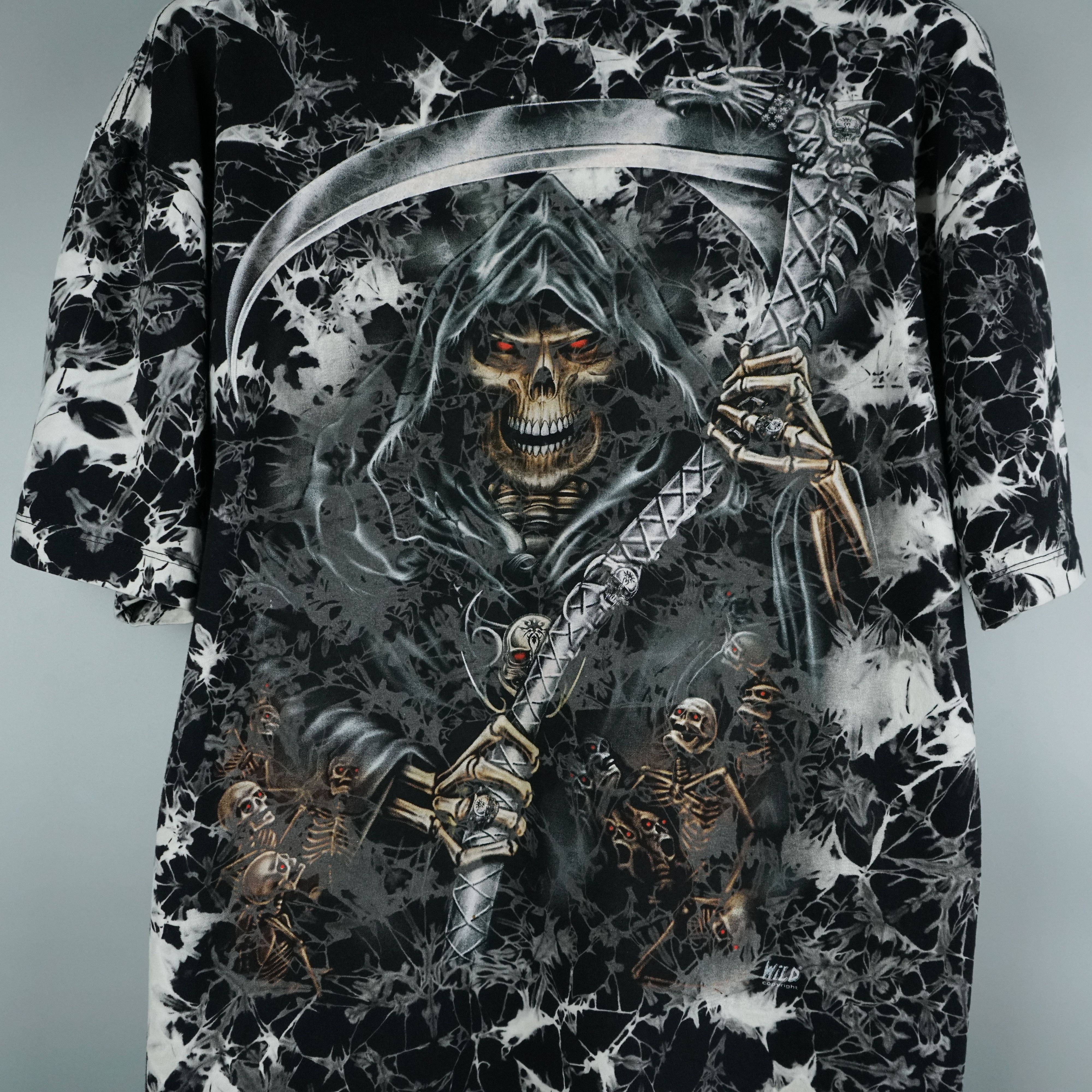 Vintage 90s Reaper t-shirt Size US XL / EU 56 / 4 - 5 Thumbnail