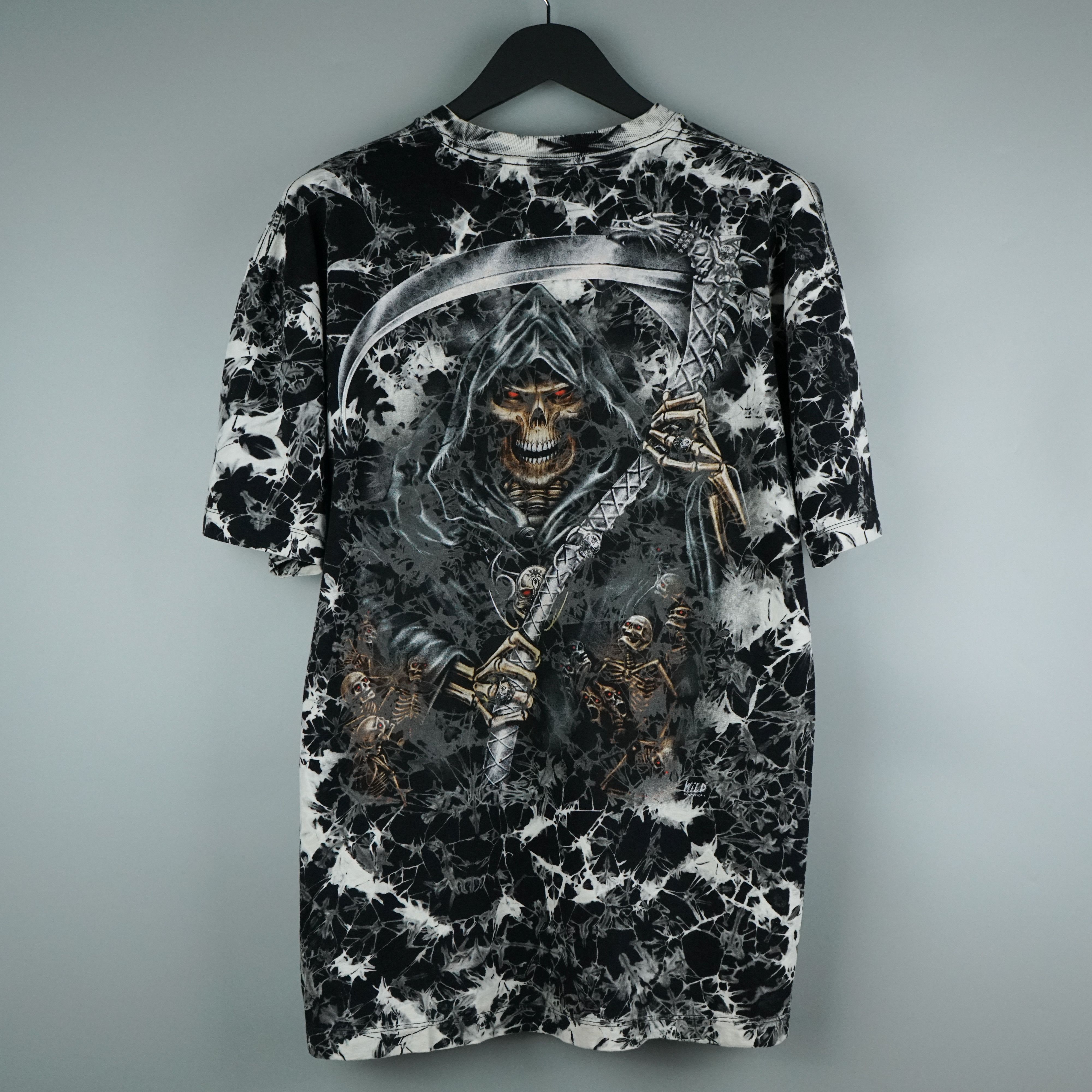 Vintage 90s Reaper t-shirt Size US XL / EU 56 / 4 - 4 Thumbnail
