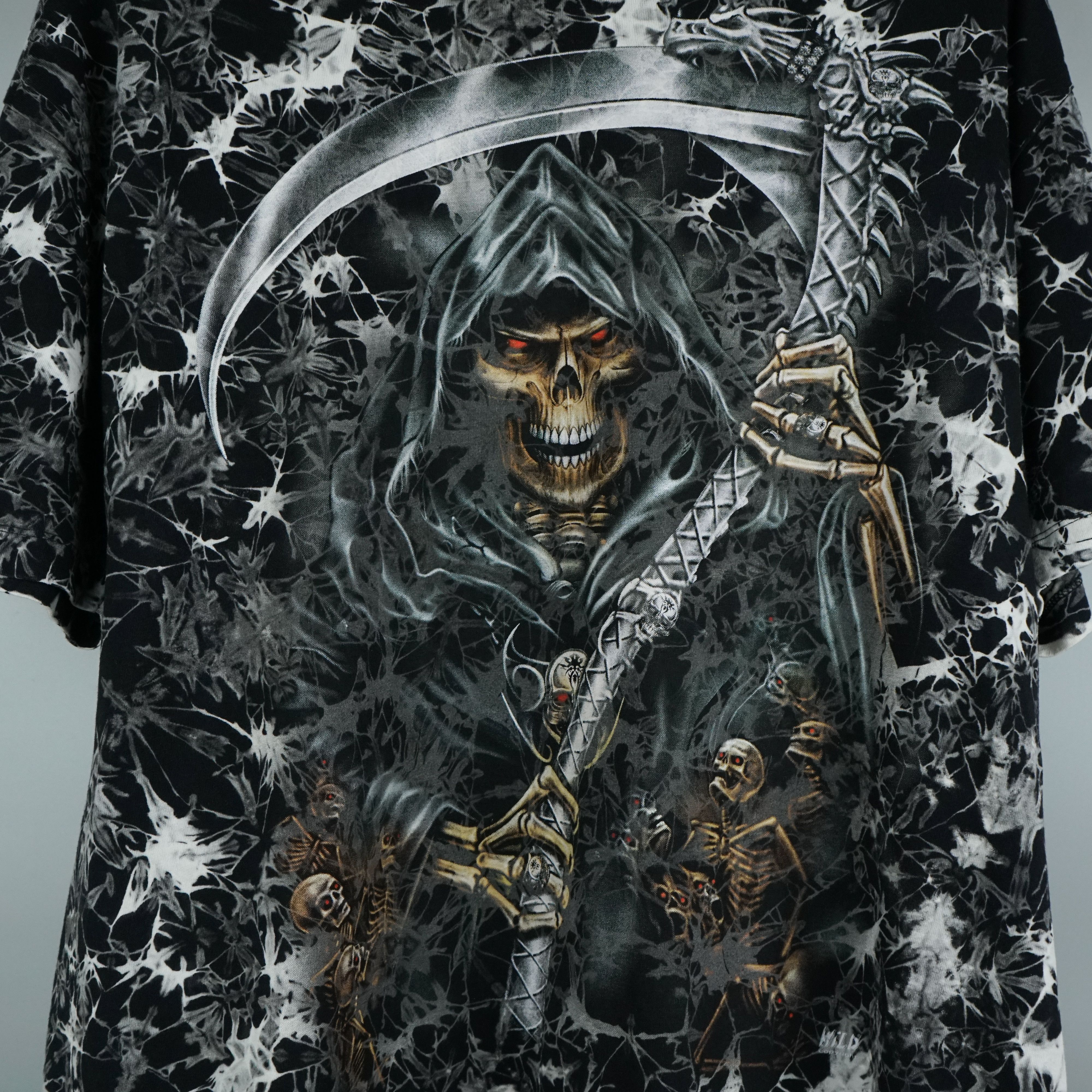 Vintage 90s Reaper t-shirt Size US XL / EU 56 / 4 - 2 Thumbnail