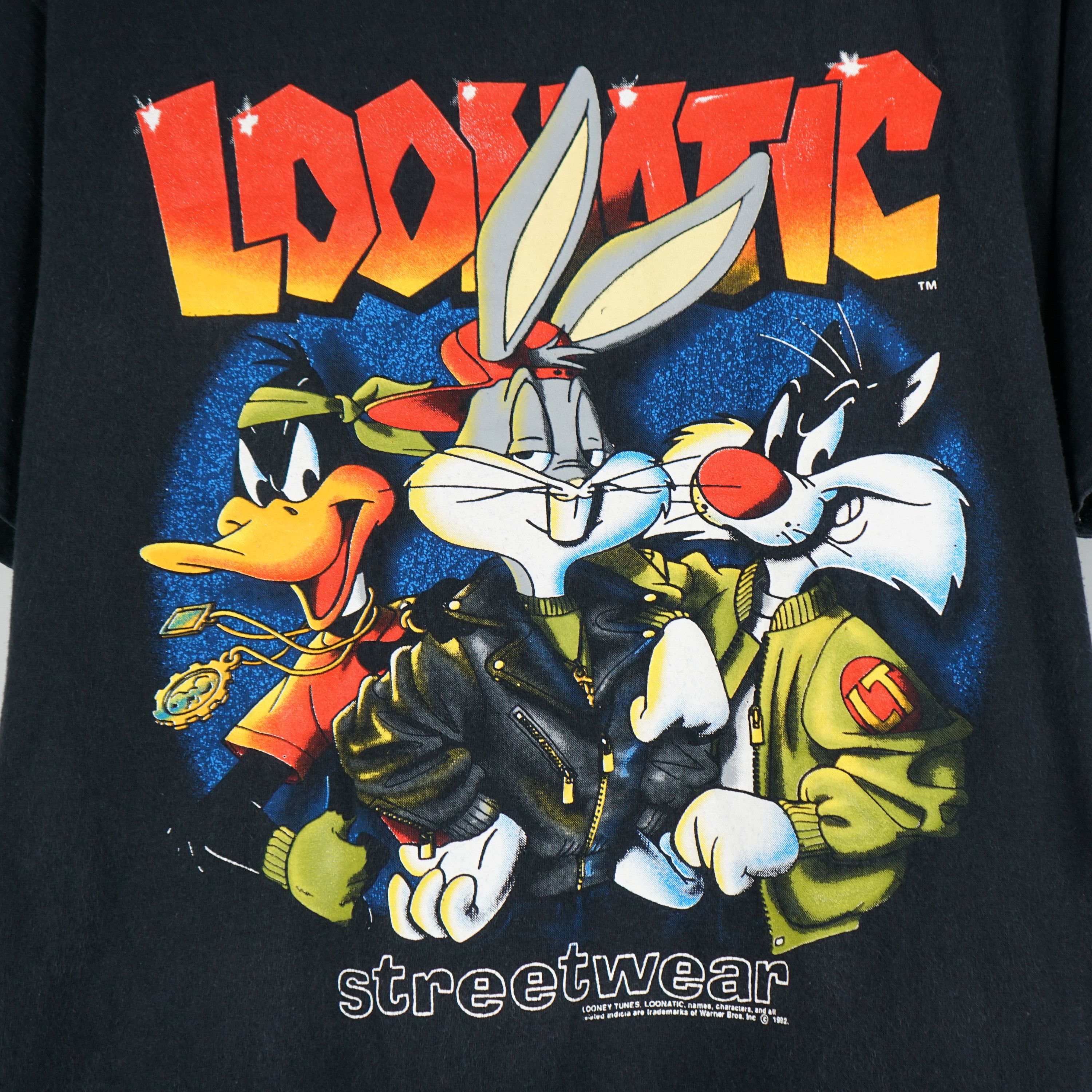 Cartoon Network × Vintage × Warner Bros 1992 Bugs Bunny Loonatic t-shirt Size US XL / EU 56 / 4 - 2 Thumbnail