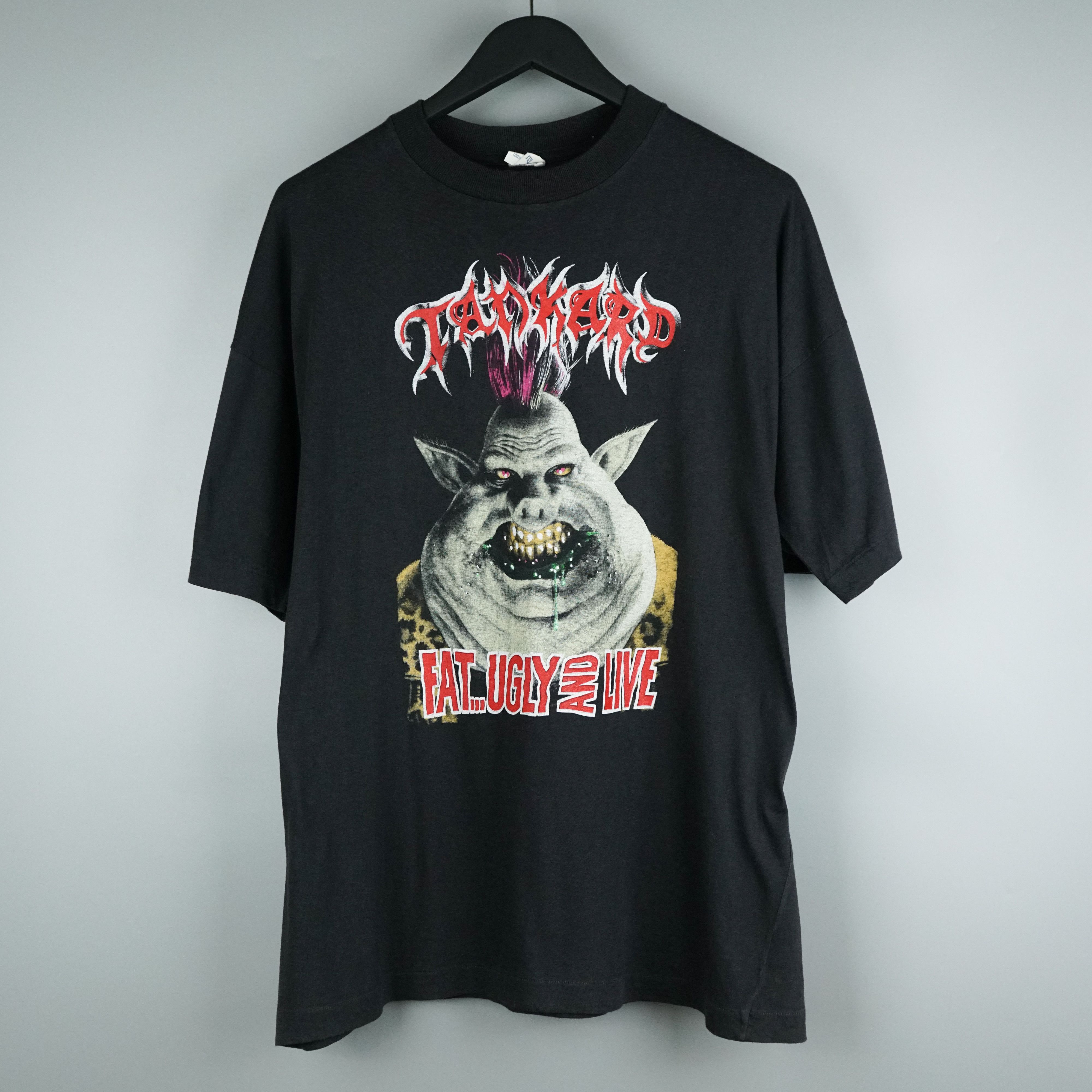 Band Tees × Vintage 1990s Tankard t shirt Size US XL / EU 56 / 4 - 1 Thumbnail