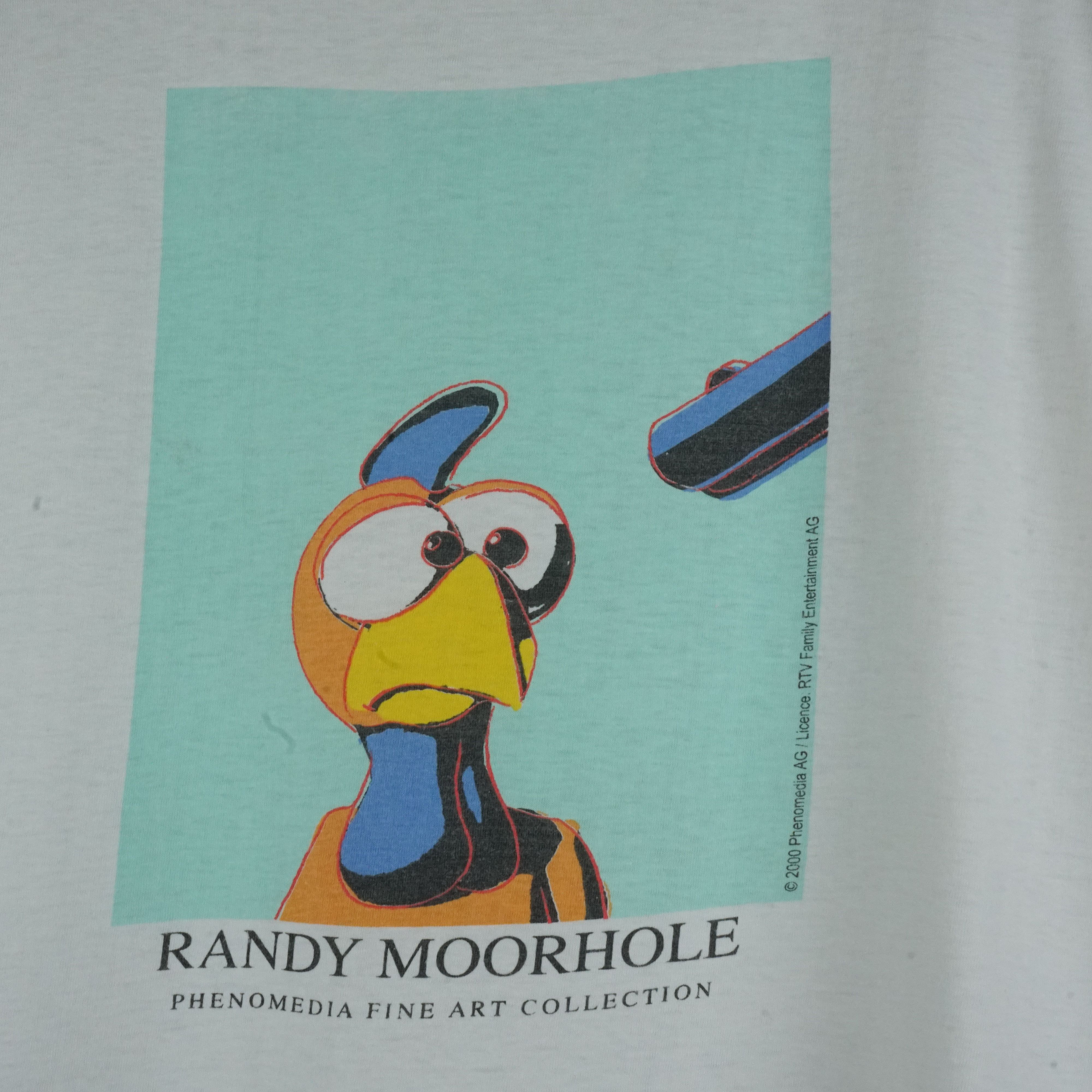 Andy Warhol × Vintage vintage Moorhuhn Phenomedia Crazy Chiken Parody t shirt Size US XL / EU 56 / 4 - 2 Thumbnail