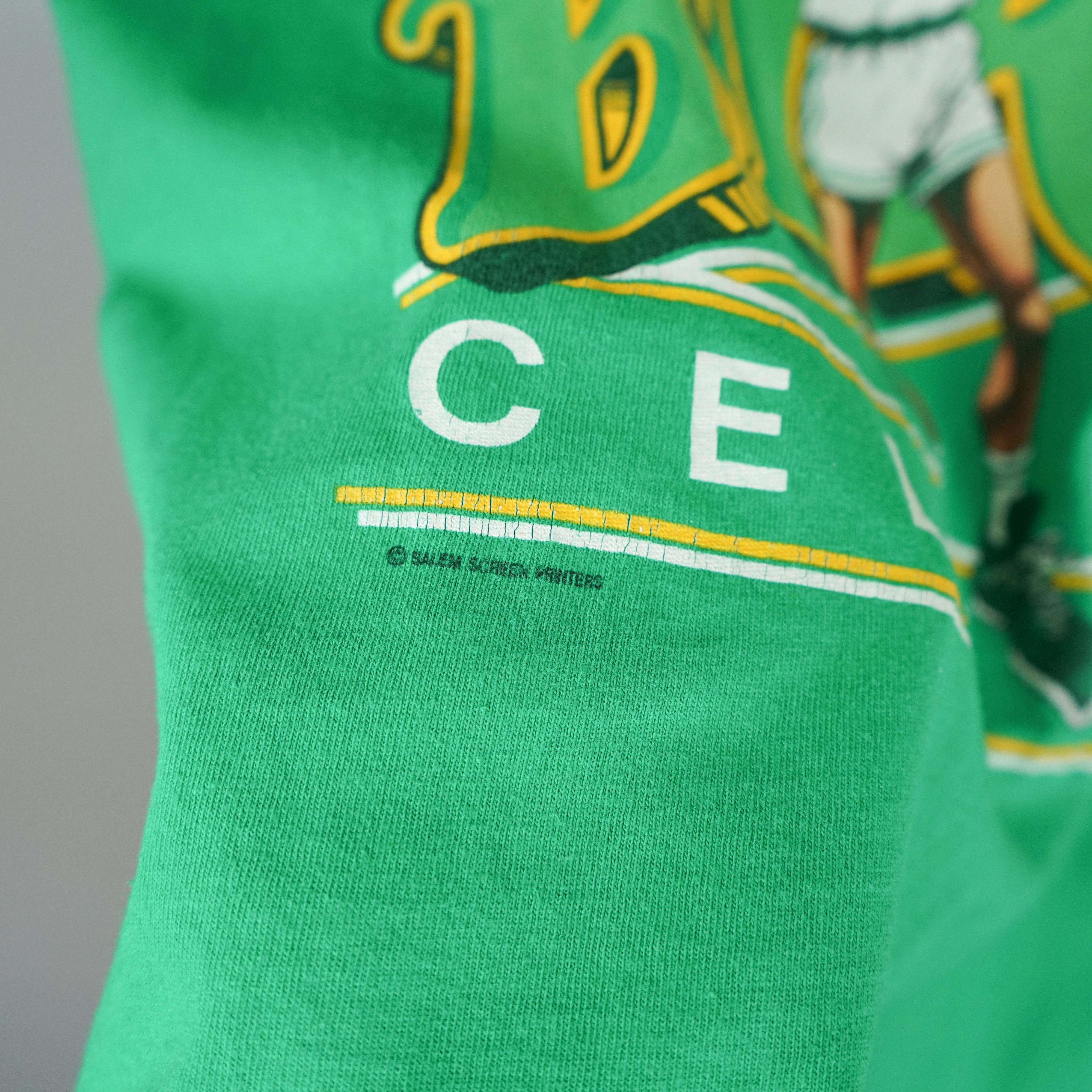 NBA × Vintage Vintage Larry Bird t shirt 90s Single Stitch Size US XL / EU 56 / 4 - 3 Thumbnail