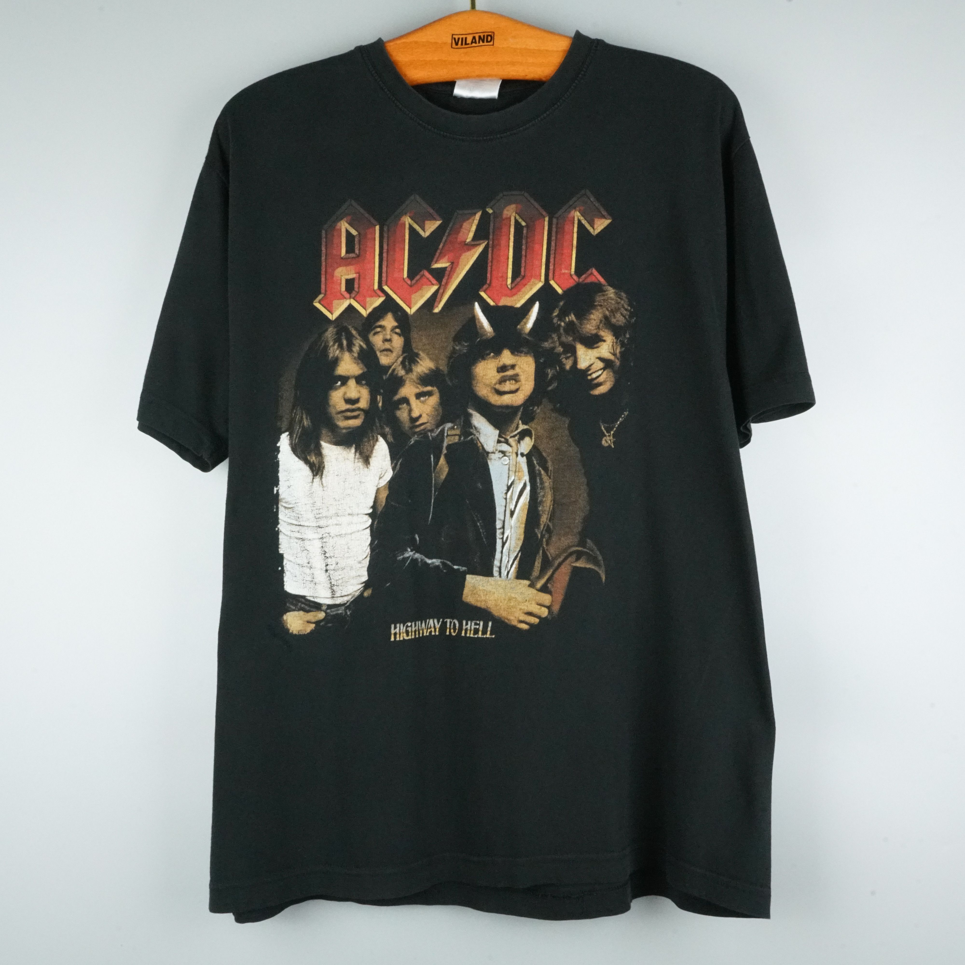 Band Tees × Vintage 1990s ACDC t shirt Size US XL / EU 56 / 4 - 1 Thumbnail