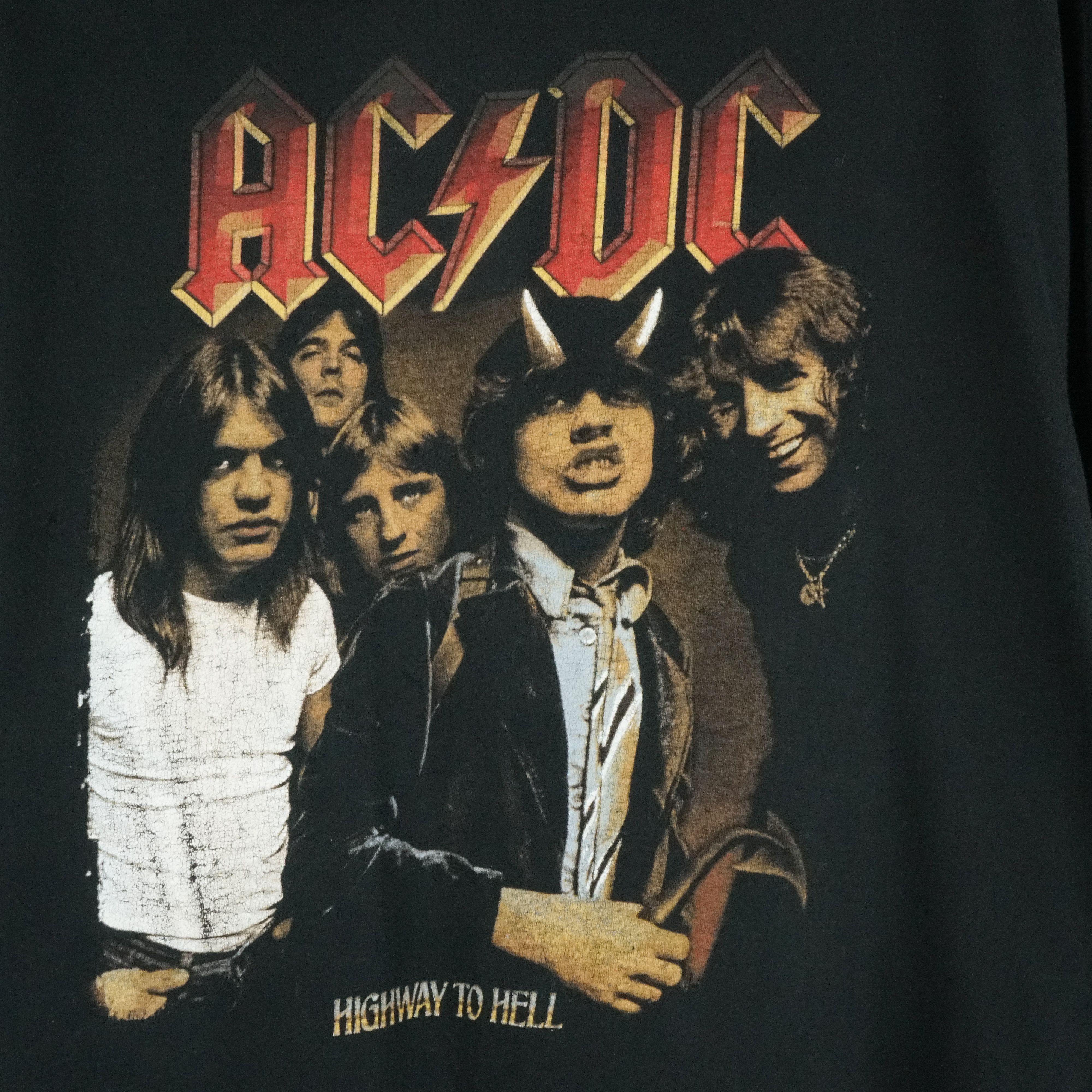 Band Tees × Vintage 1990s ACDC t shirt Size US XL / EU 56 / 4 - 2 Thumbnail