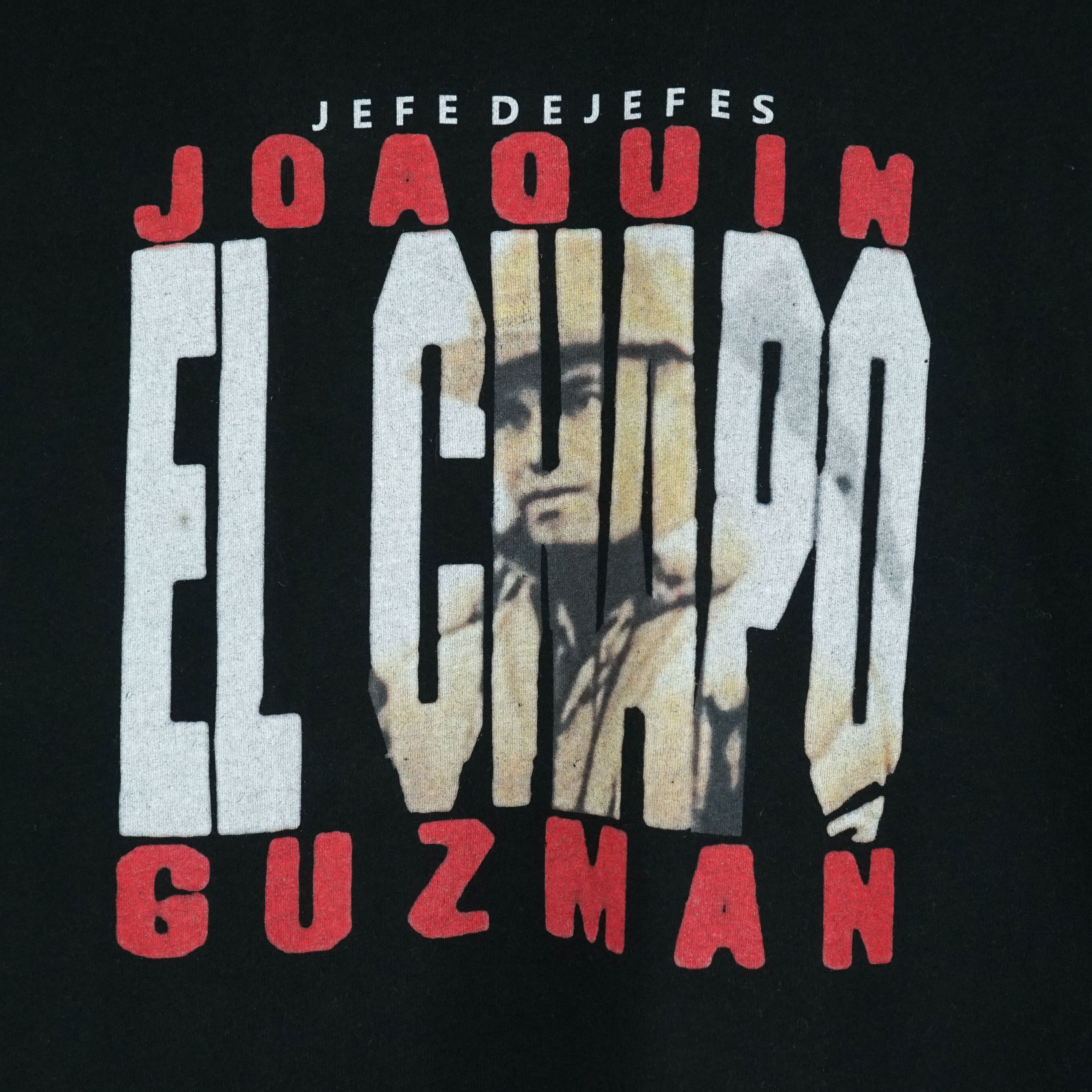 Vintage 2000s El Chapo Joaquin Guzman t-shirt Size US L / EU 52-54 / 3 - 2 Thumbnail