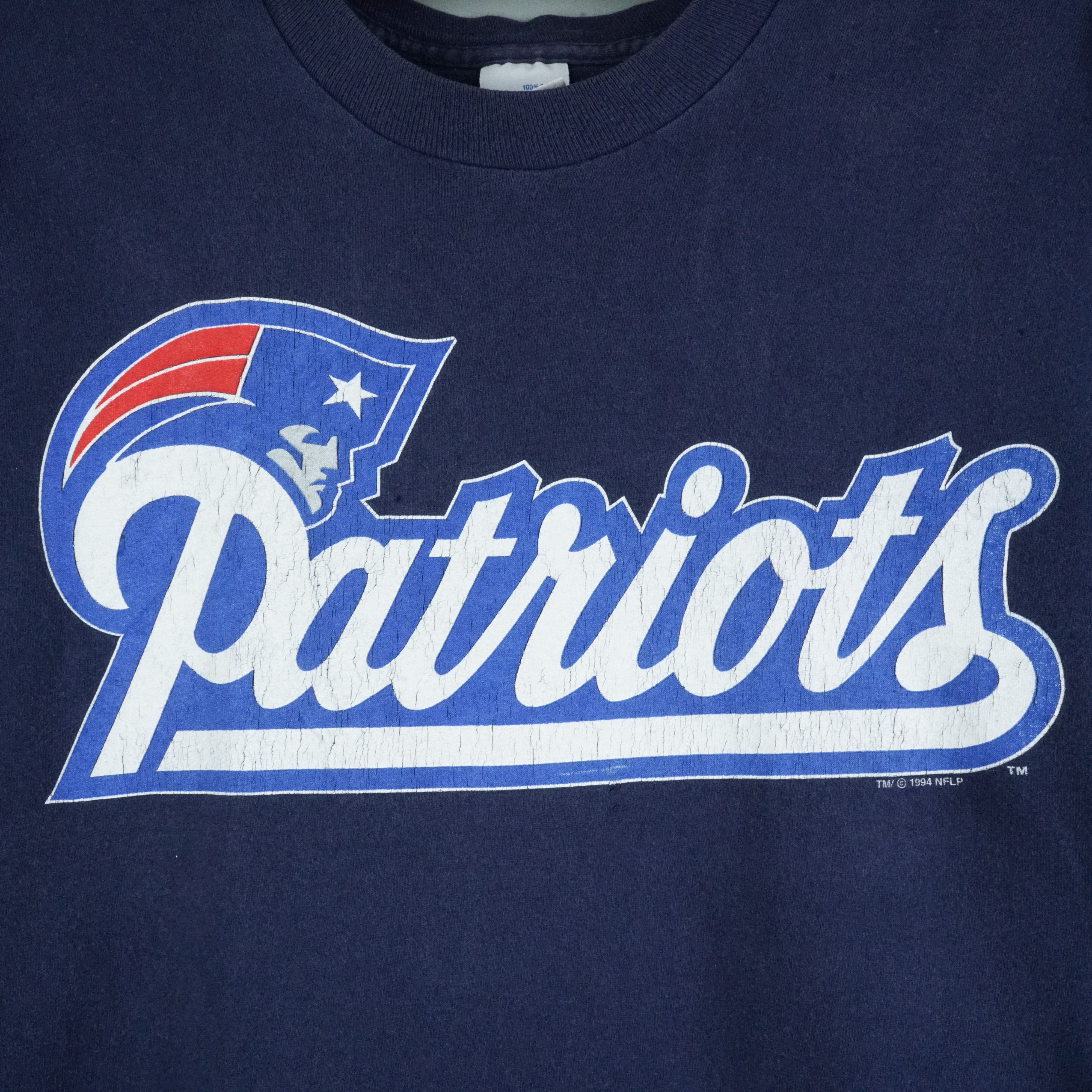 NFL × Salem Sportswear × Vintage 1994 Patriots t shirt NFL Size US L / EU 52-54 / 3 - 2 Thumbnail