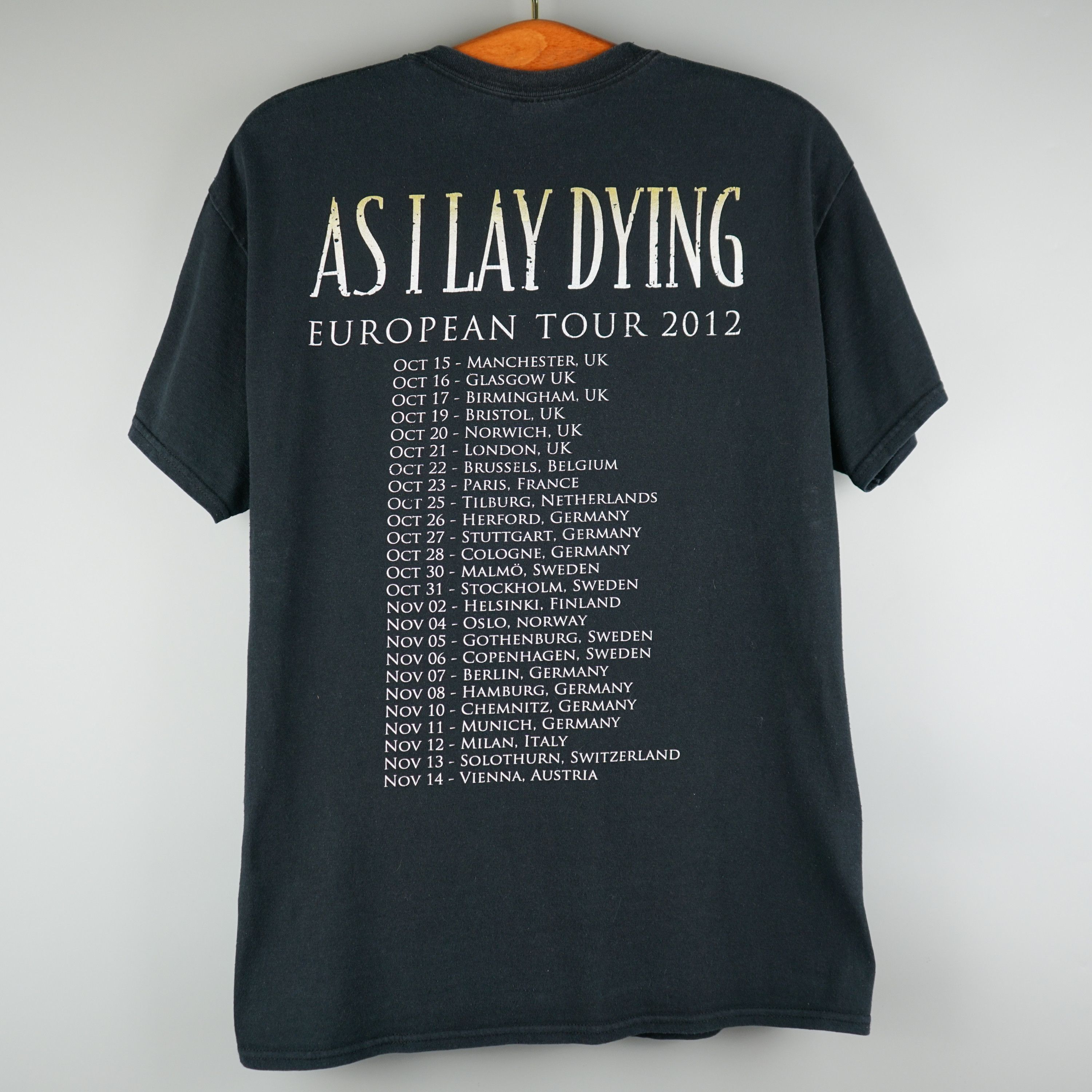 Band Tees × Vintage 2012 As I Lay Dying Tour t-shirt Size US L / EU 52-54 / 3 - 7 Thumbnail