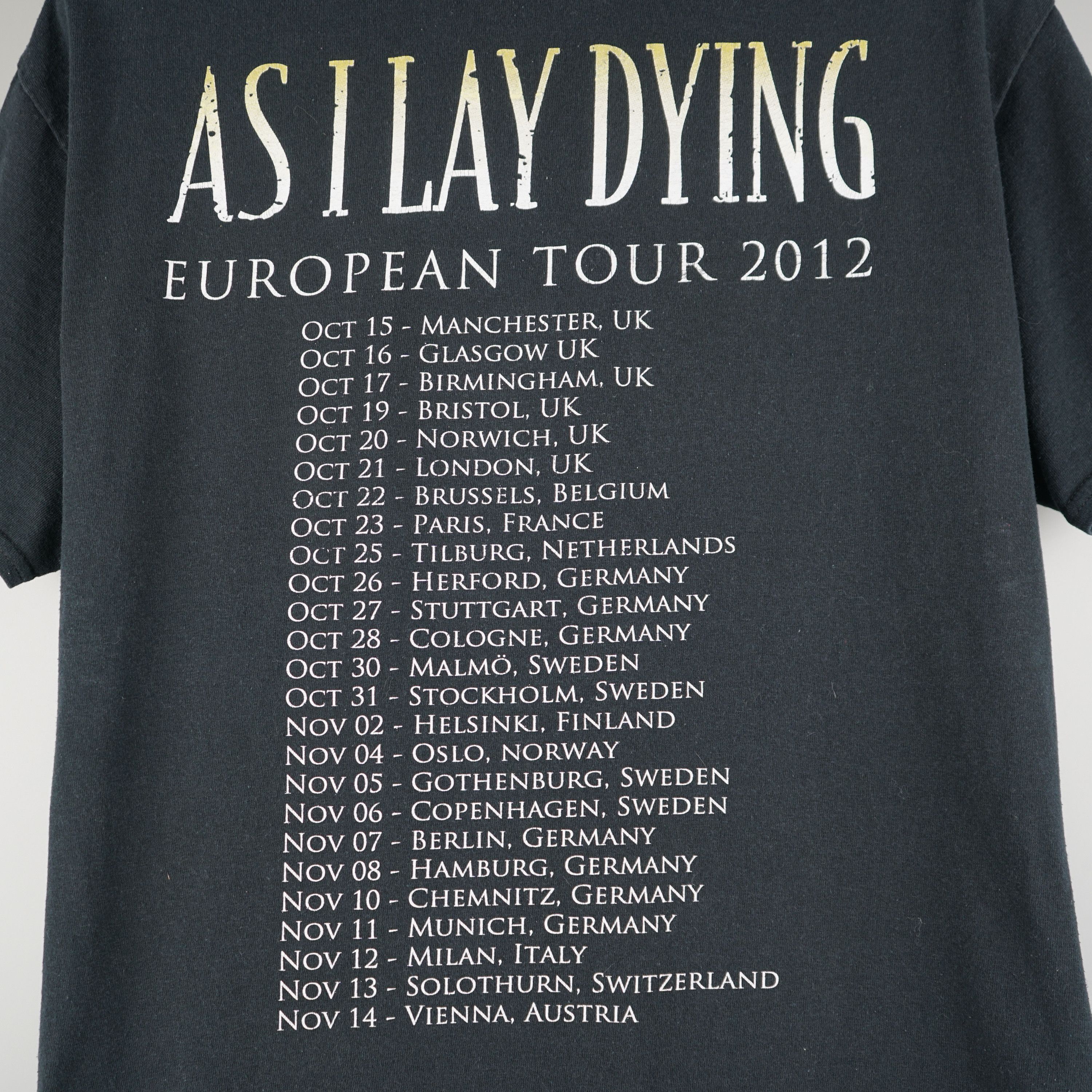 Band Tees × Vintage 2012 As I Lay Dying Tour t-shirt Size US L / EU 52-54 / 3 - 8 Thumbnail