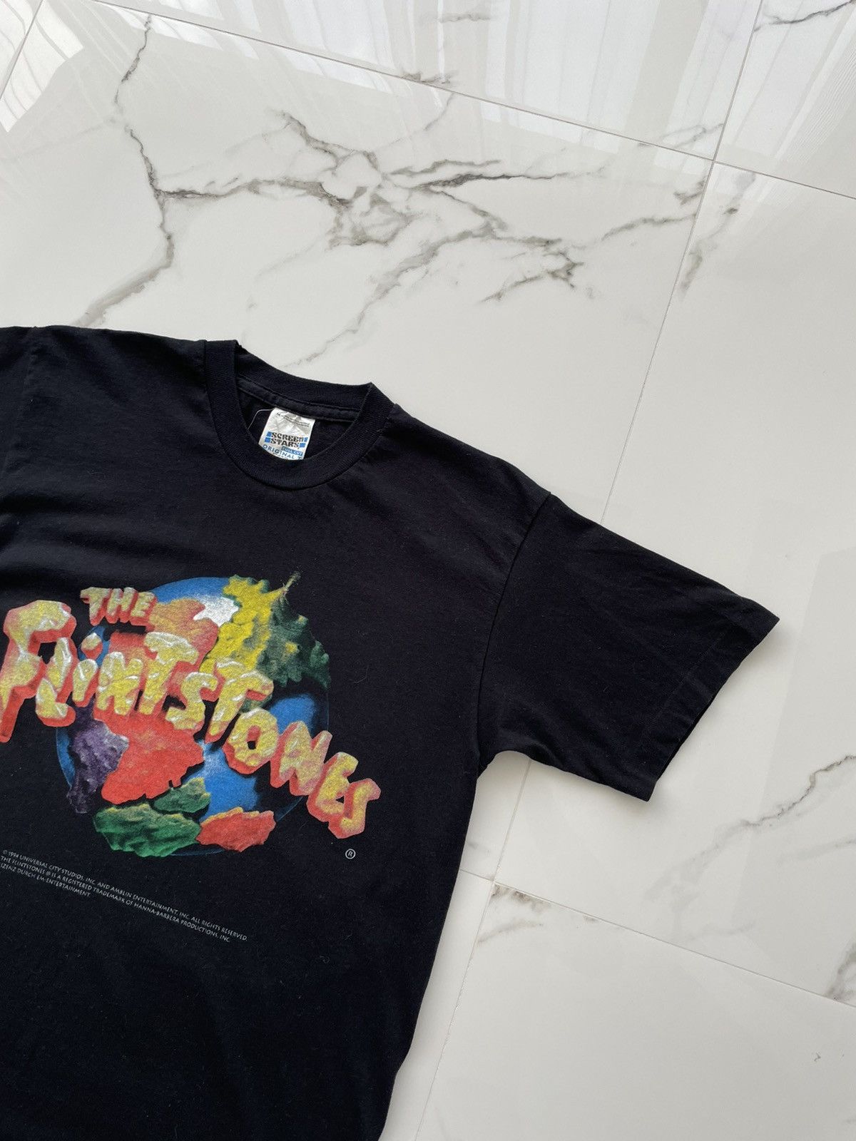 Universal Studios Vintage 90’s Universal Studios The Flintstones Tee Shirt Size US S / EU 44-46 / 1 - 2 Thumbnail