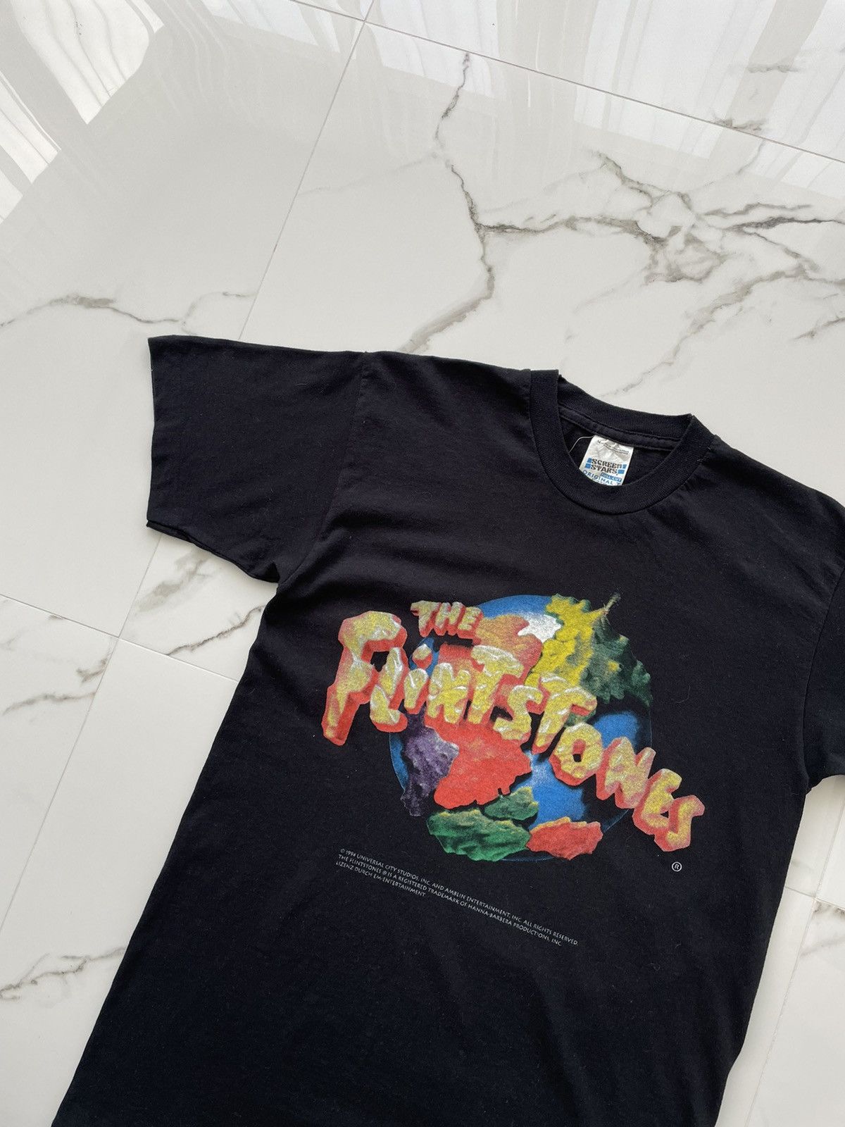 Universal Studios Vintage 90’s Universal Studios The Flintstones Tee Shirt Size US S / EU 44-46 / 1 - 3 Thumbnail