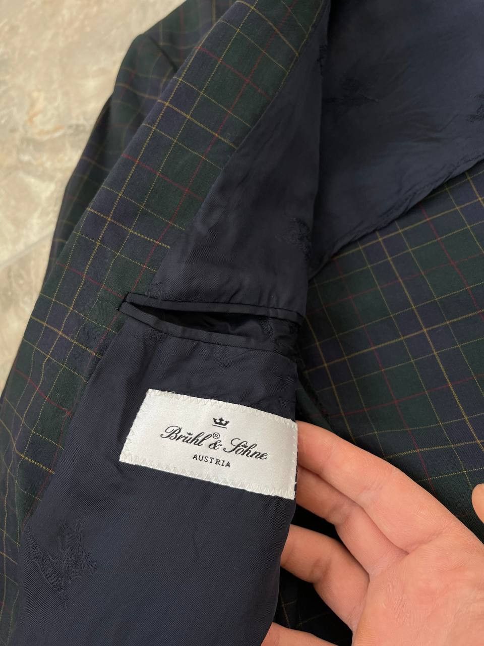 Vintage Burberrys Plaid Green/ multicolor Men's Blazer