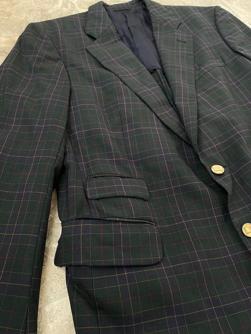Vintage Burberrys Plaid Green/ multicolor Men's Blazer