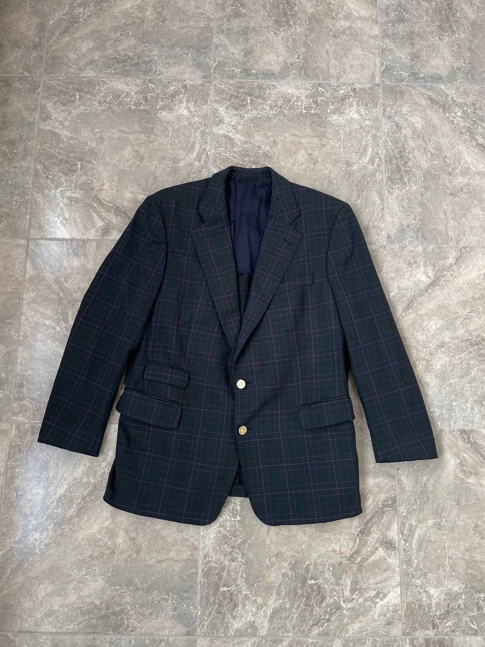 Vintage Burberrys Plaid Green/ multicolor Men's Blazer