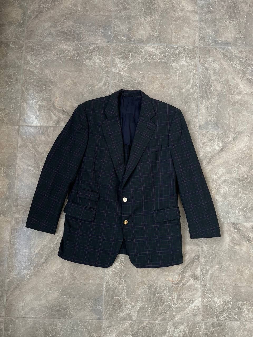 Vintage Burberrys Plaid Green/ multicolor Men's Blazer