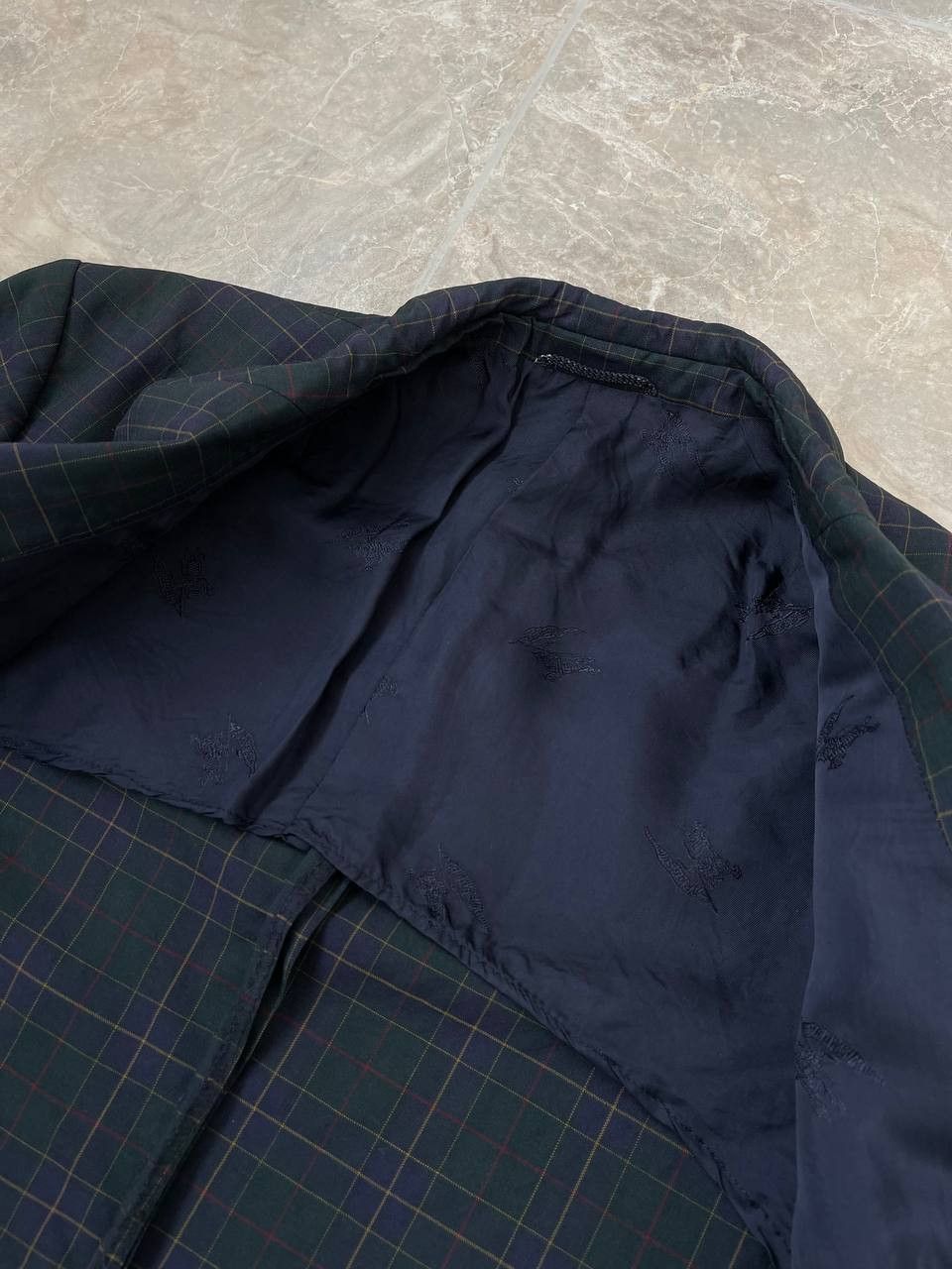Vintage Burberrys Plaid Green/ multicolor Men's Blazer
