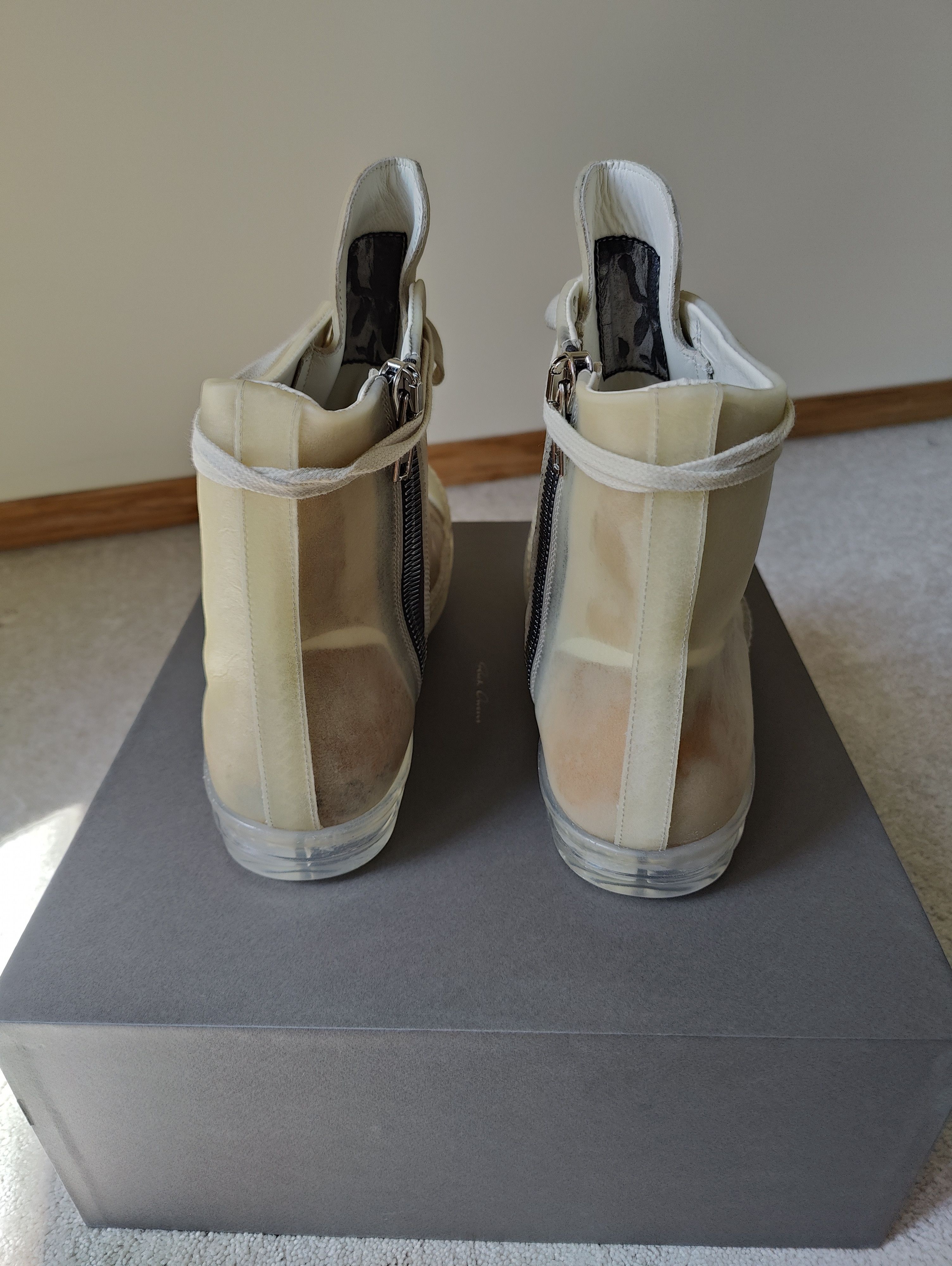 Rick Owens Transparent Ramone Sneaker Size US 11.5 / EU 44-45 - 4 Thumbnail