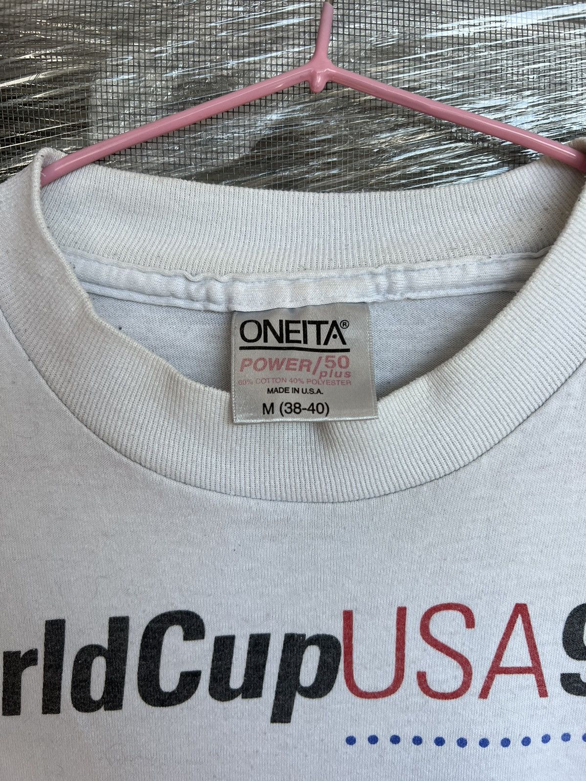 Vintage Vintage World Cup USA 1994 Switzerland Single Stitch Tee Size US M / EU 48-50 / 2 - 3 Thumbnail