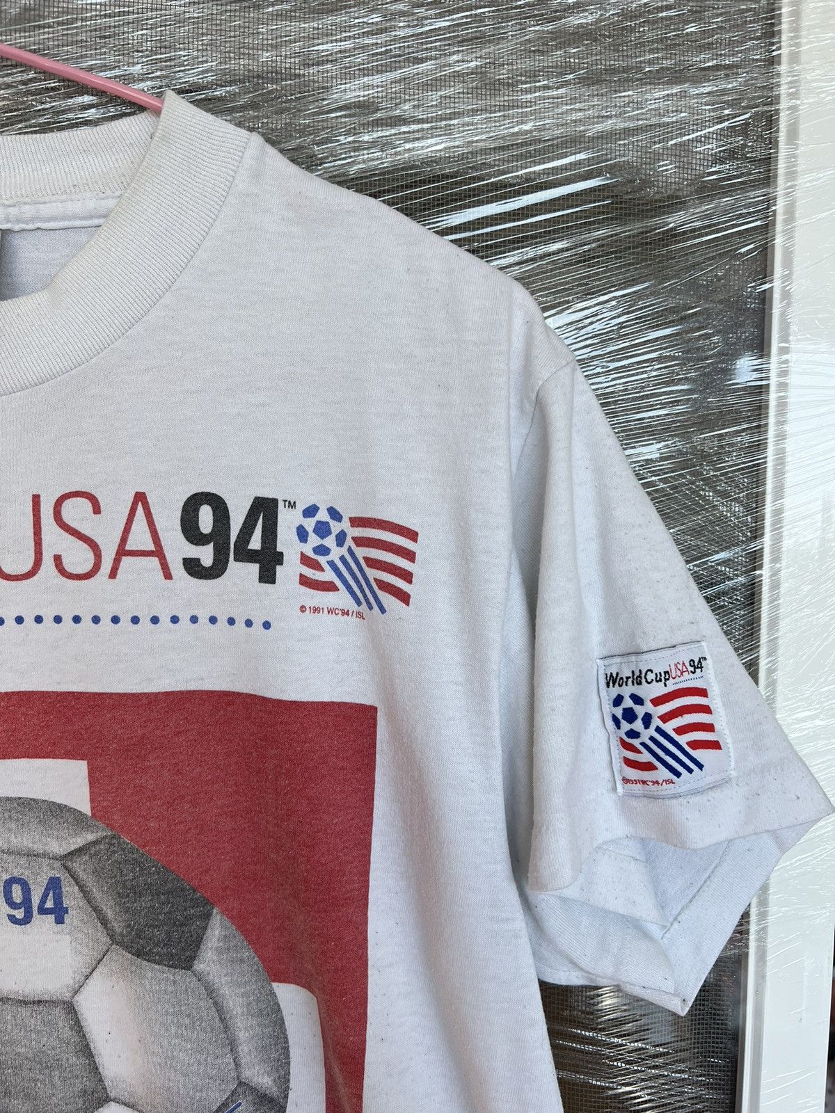 Vintage Vintage World Cup USA 1994 Switzerland Single Stitch Tee Size US M / EU 48-50 / 2 - 4 Thumbnail