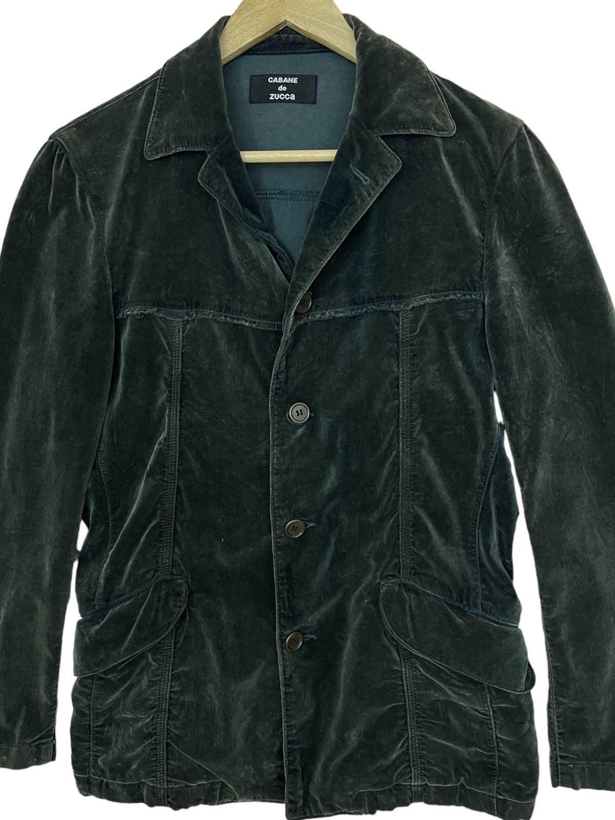 CABANE de ZUCCa cabane de zucca suit jacket suede jacket Size S / US 4 / IT 40 - 4 Thumbnail