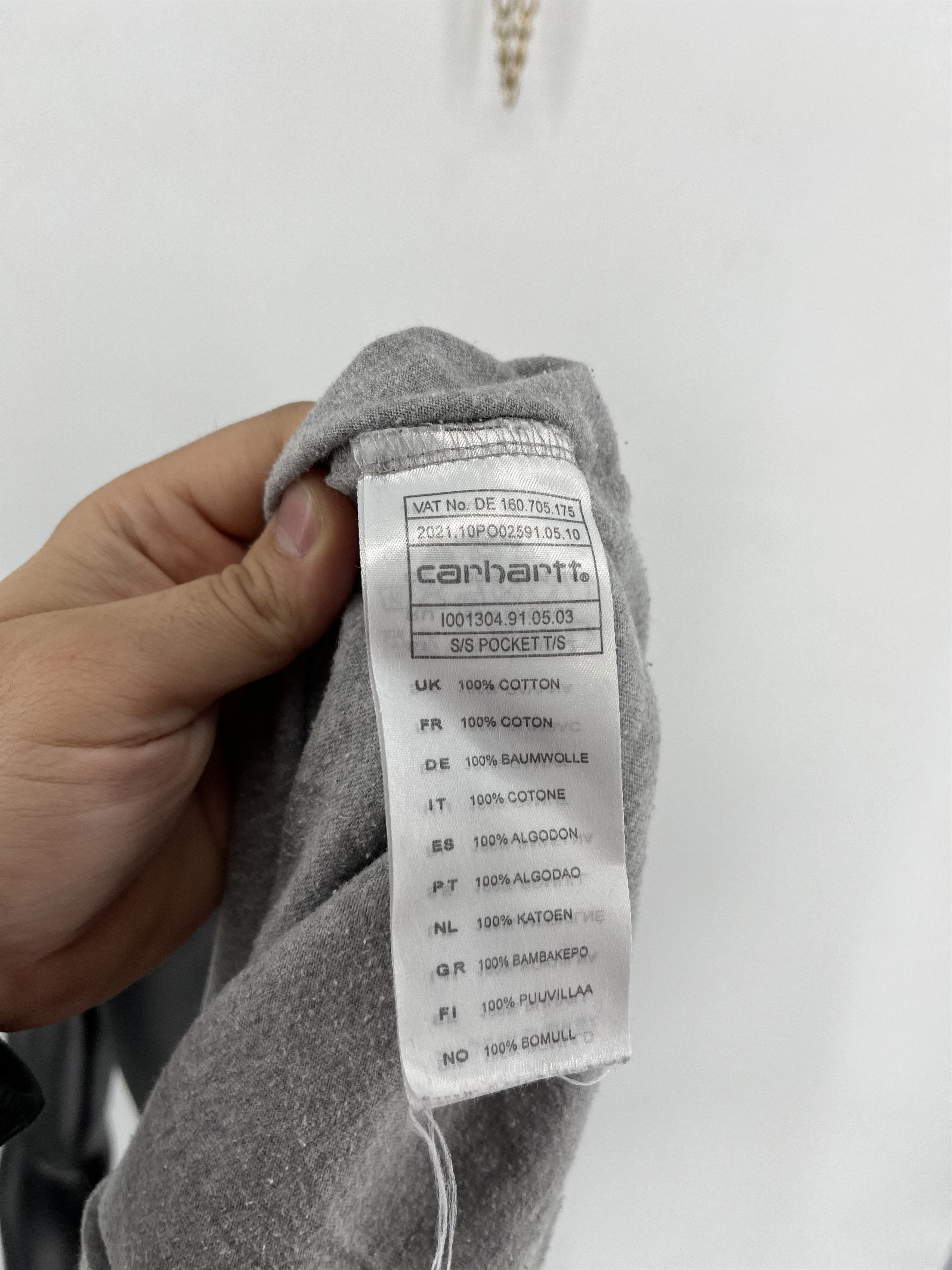 Other Vintage Y2K CARHARTT Mini Logo Faded Thrashed Tee 90s Size US S / EU 44-46 / 1 - 10 Thumbnail
