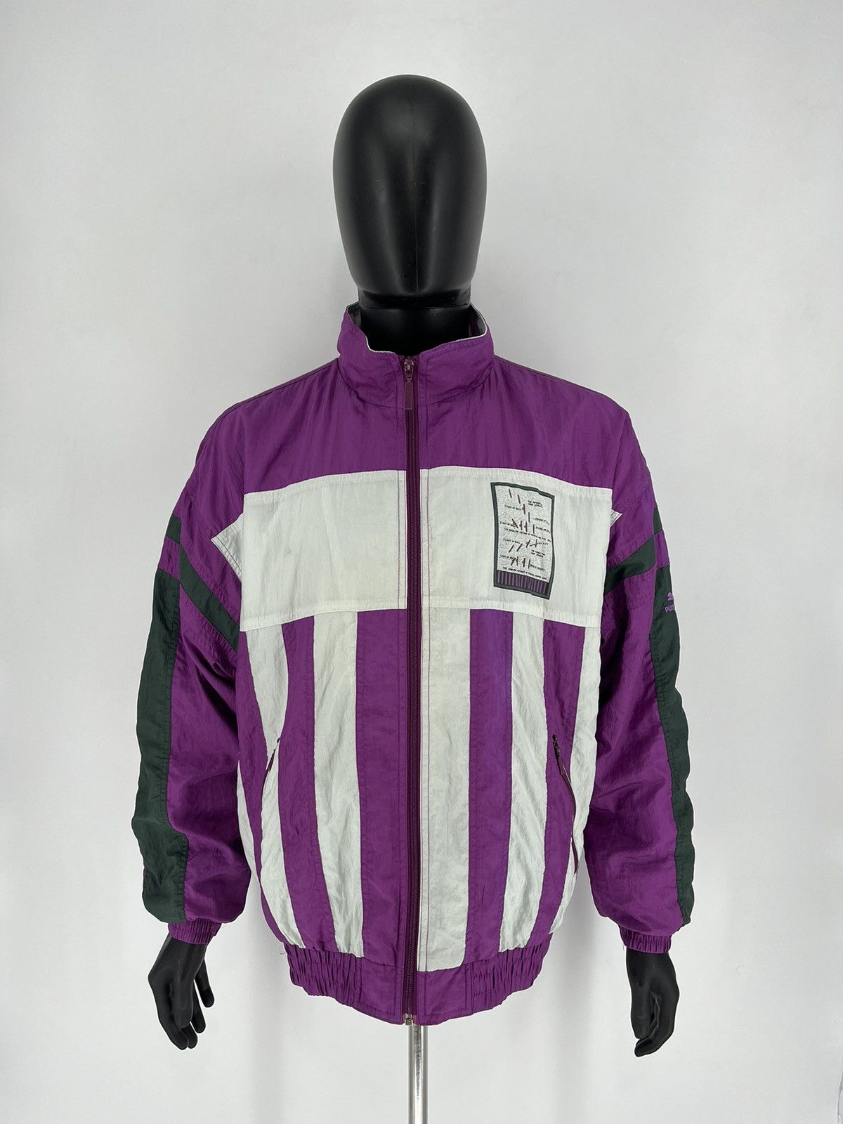 Puma × Vintage Vintage 90s Puma Nylon Jacket Streetwear Style Size US M / EU 48-50 / 2 - 2 Thumbnail