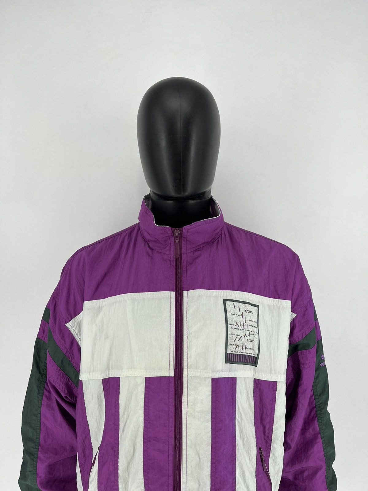 Puma × Vintage Vintage 90s Puma Nylon Jacket Streetwear Style Size US M / EU 48-50 / 2 - 1 Thumbnail
