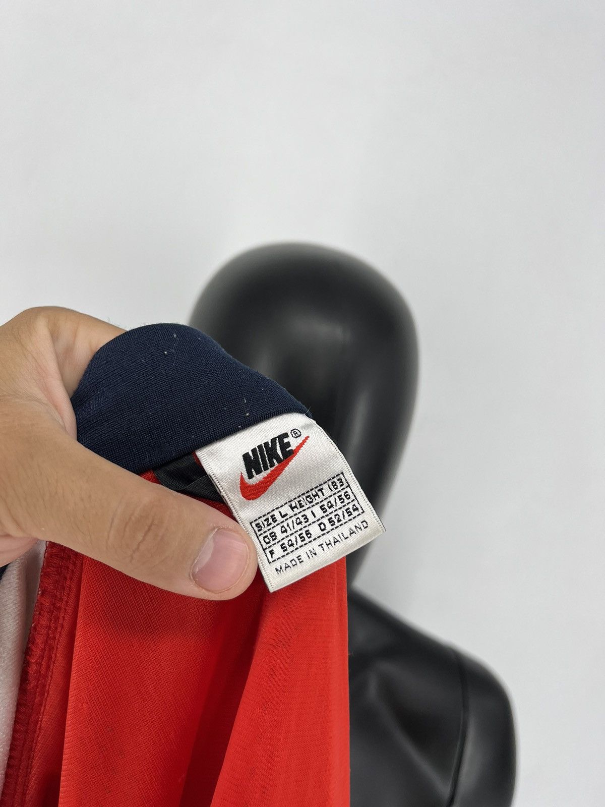 Nike × Vintage Vibtage 90s Jacket Big Logo Rare big Swoosh Size US L / EU 52-54 / 3 - 11 Thumbnail