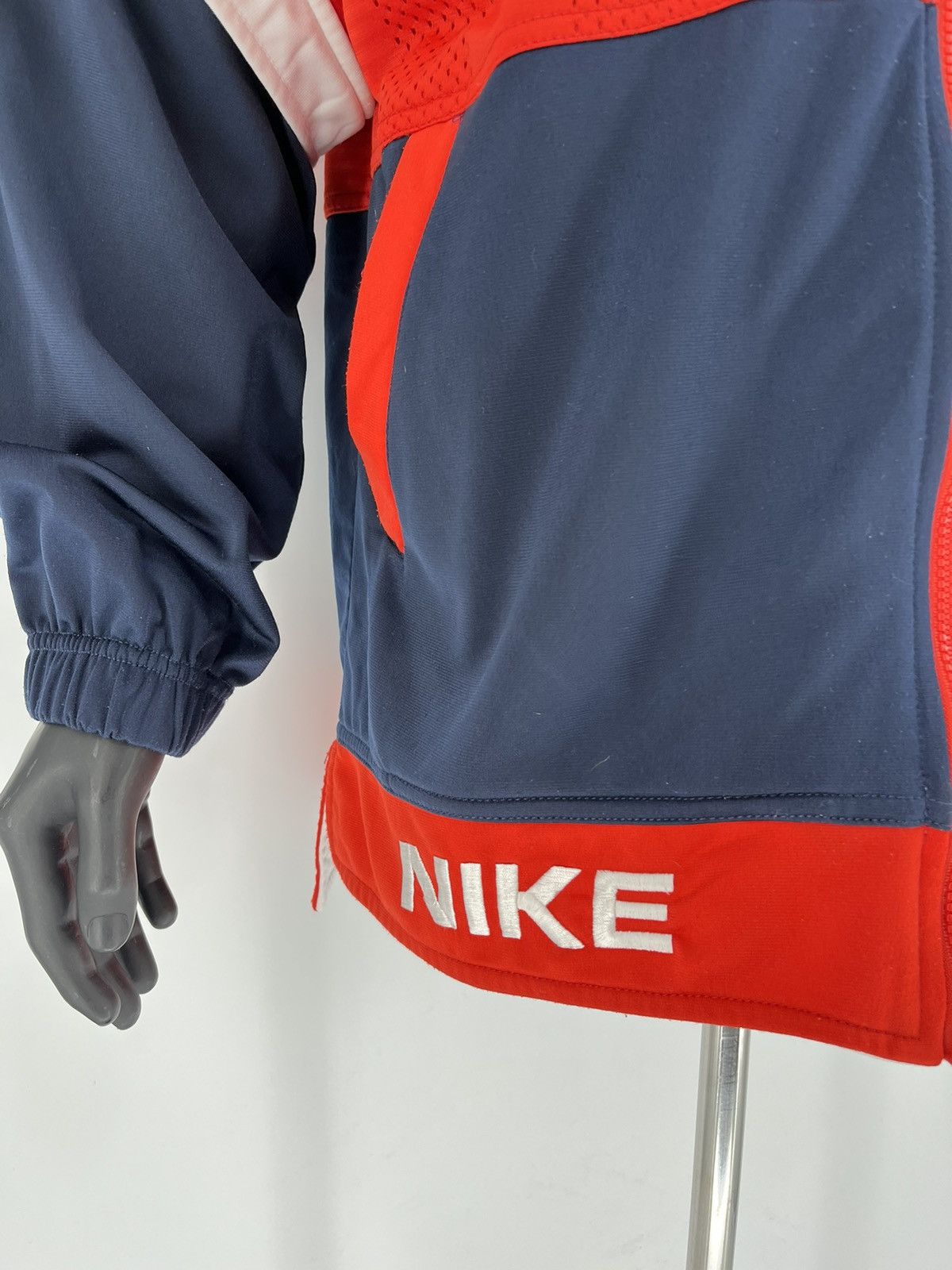 Nike × Vintage Vibtage 90s Jacket Big Logo Rare big Swoosh Size US L / EU 52-54 / 3 - 7 Thumbnail