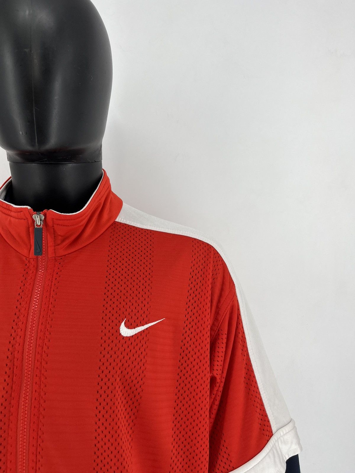 Nike × Vintage Vibtage 90s Jacket Big Logo Rare big Swoosh Size US L / EU 52-54 / 3 - 6 Thumbnail