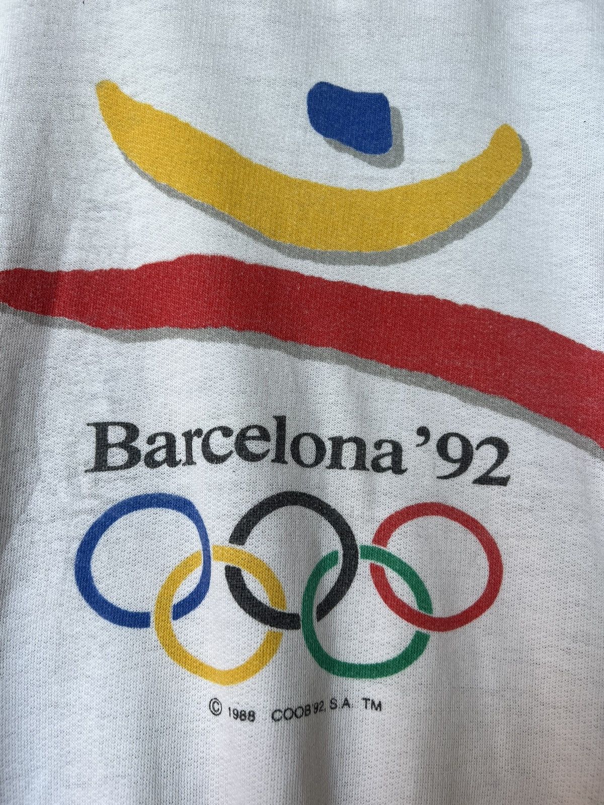 USA Olympics × Vintage 1992 Vintage Barcelona Olympics Crewneck Sweatshirt Size US XL / EU 56 / 4 - 2 Thumbnail