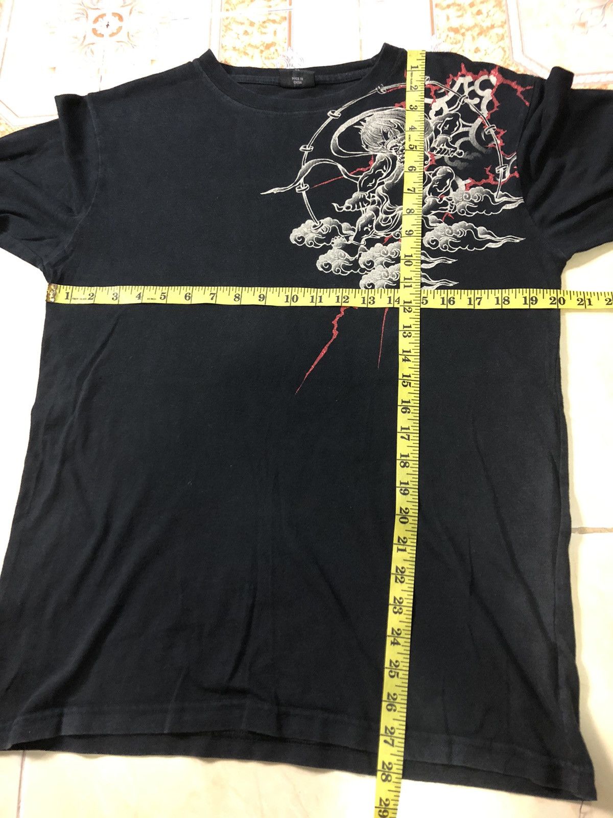 Japanese Brand × Vintage VINTAGE BULLET NOISE RAIJIN GOD SUKAJAN MOTIF YAKUZA GANG Size US M / EU 48-50 / 2 - 9 Thumbnail