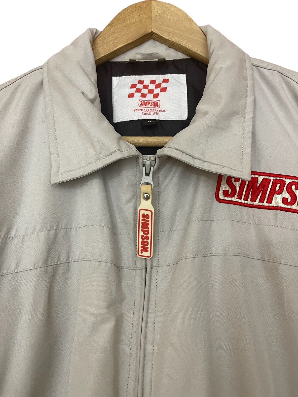 Vintage Simpson bomber jacket motorsport brand Size US M / EU 48-50 / 2 - 5 Thumbnail