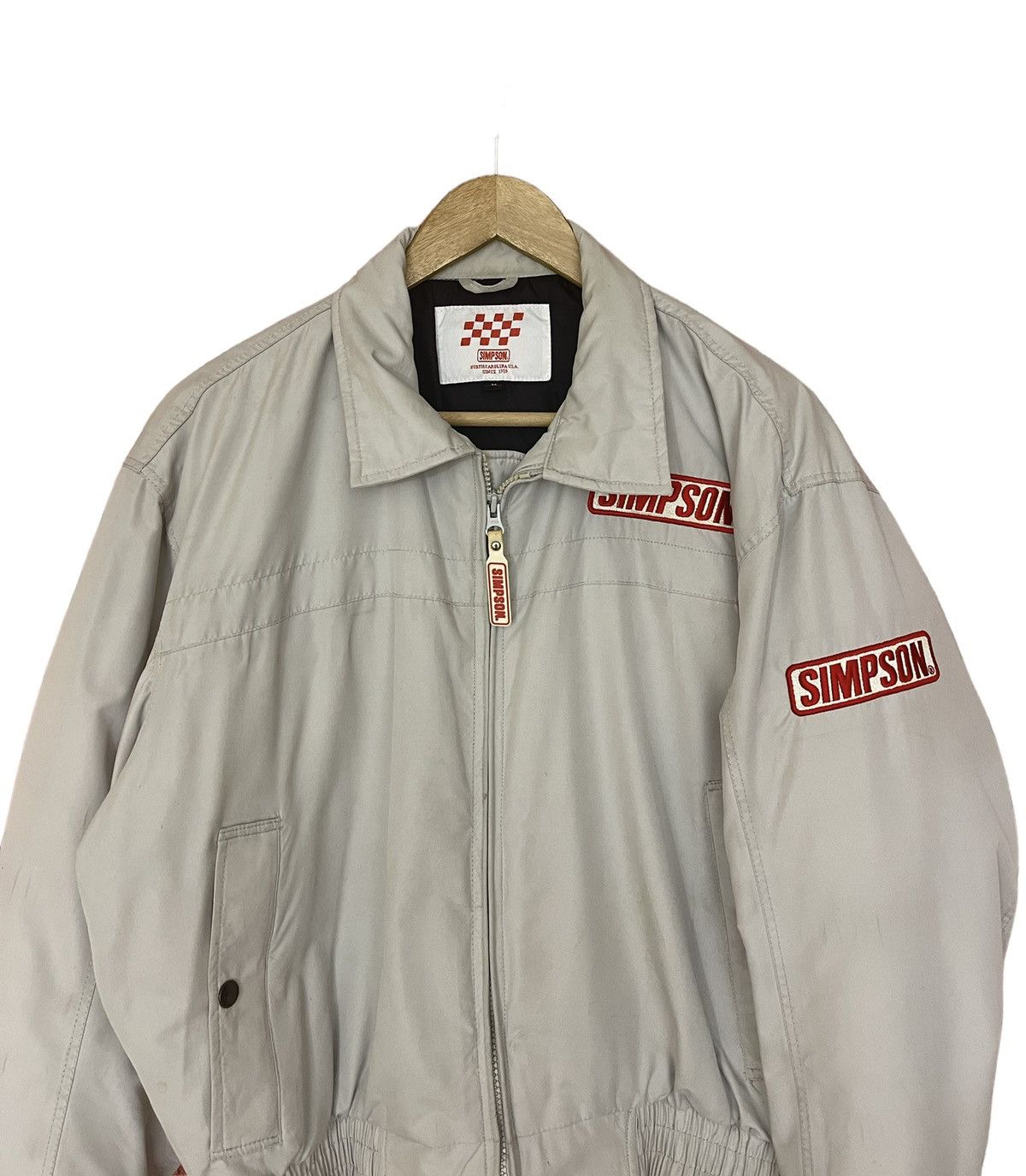 Vintage Simpson bomber jacket motorsport brand Size US M / EU 48-50 / 2 - 3 Thumbnail