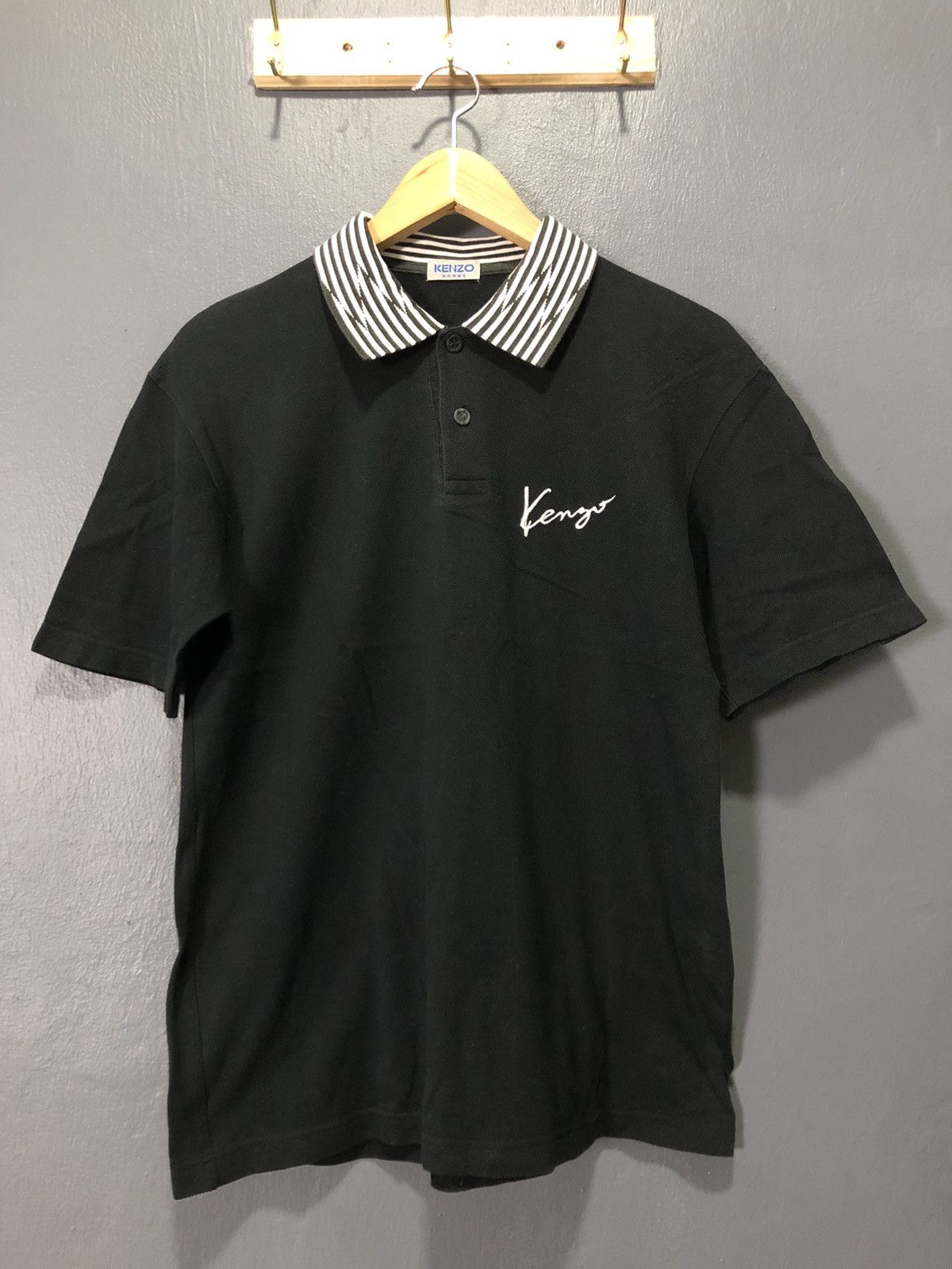 Kenzo × Vintage VINTAGE KENZO HOMME POLO SHIRT Size US S / EU 44-46 / 1 - 2 Thumbnail