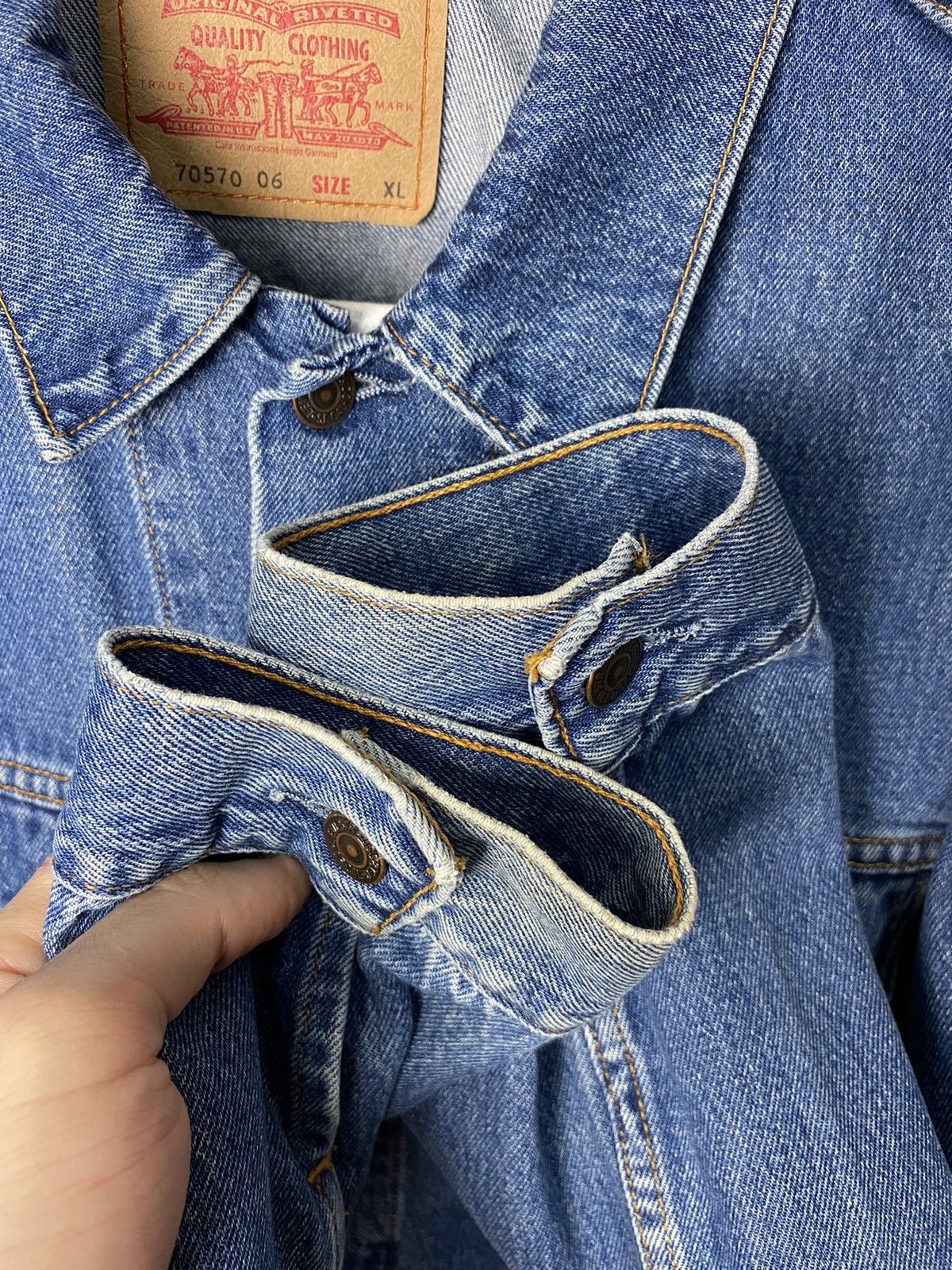 Levi's × Levi's Vintage Clothing × Vintage Levis 80s 90s Vintage Denim Jacket Size XL Size US XL / EU 56 / 4 - 4 Thumbnail