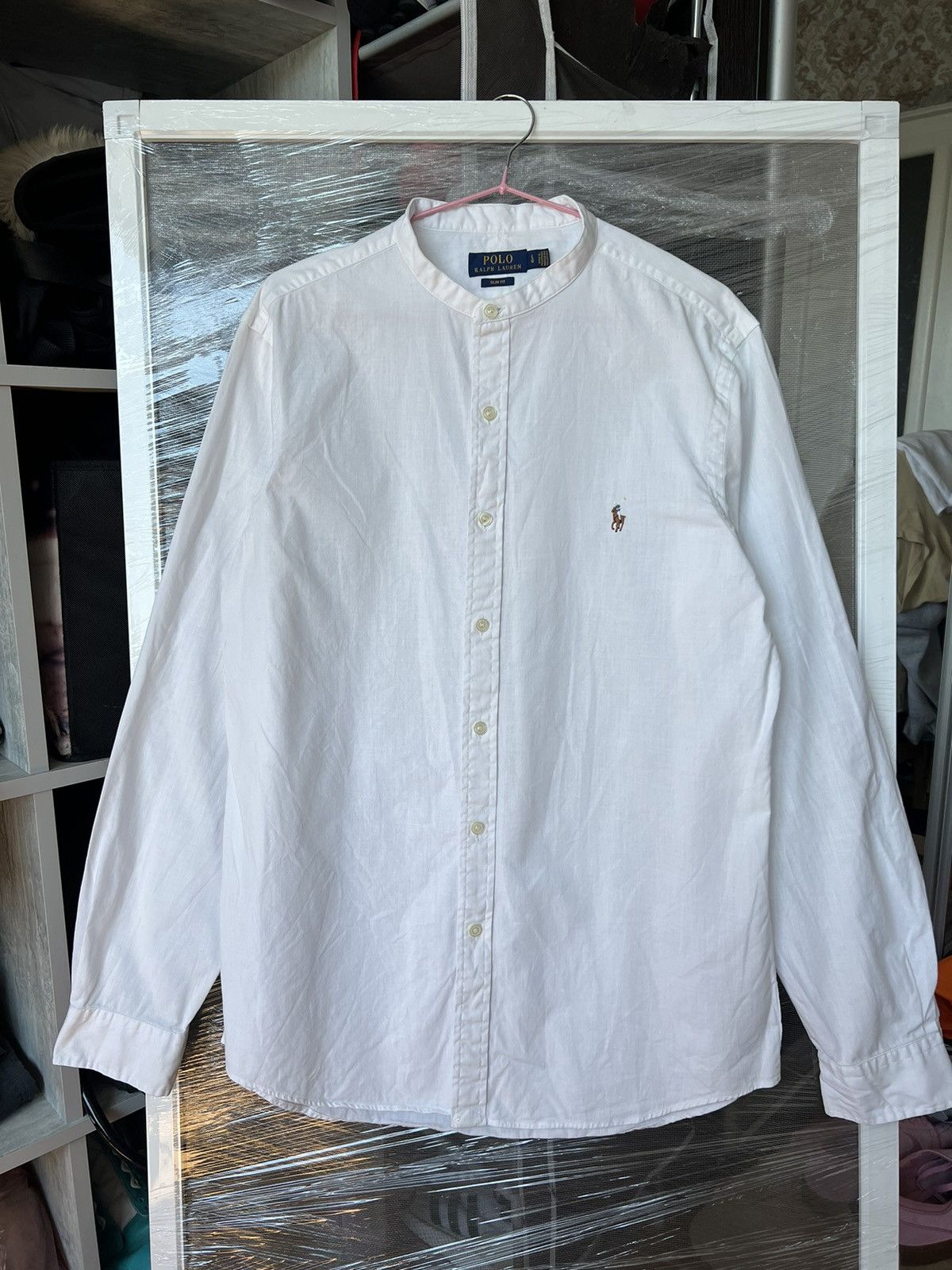 Polo Ralph Lauren × Ralph Lauren Polo Ralph Lauren Collarless Shirt Size US L / EU 52-54 / 3 - 1 Thumbnail