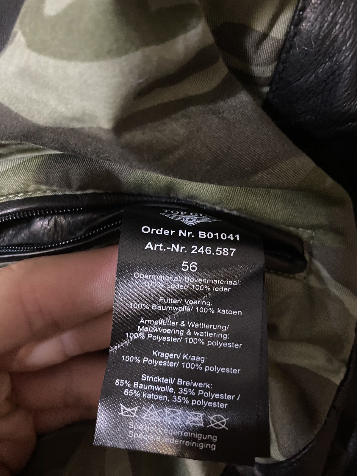 Genuine Leather × Vintage Top Gun Leather Faux Shearling Aviator Pilot Jacket Size 56 Size US XL / EU 56 / 4 - 17 Thumbnail