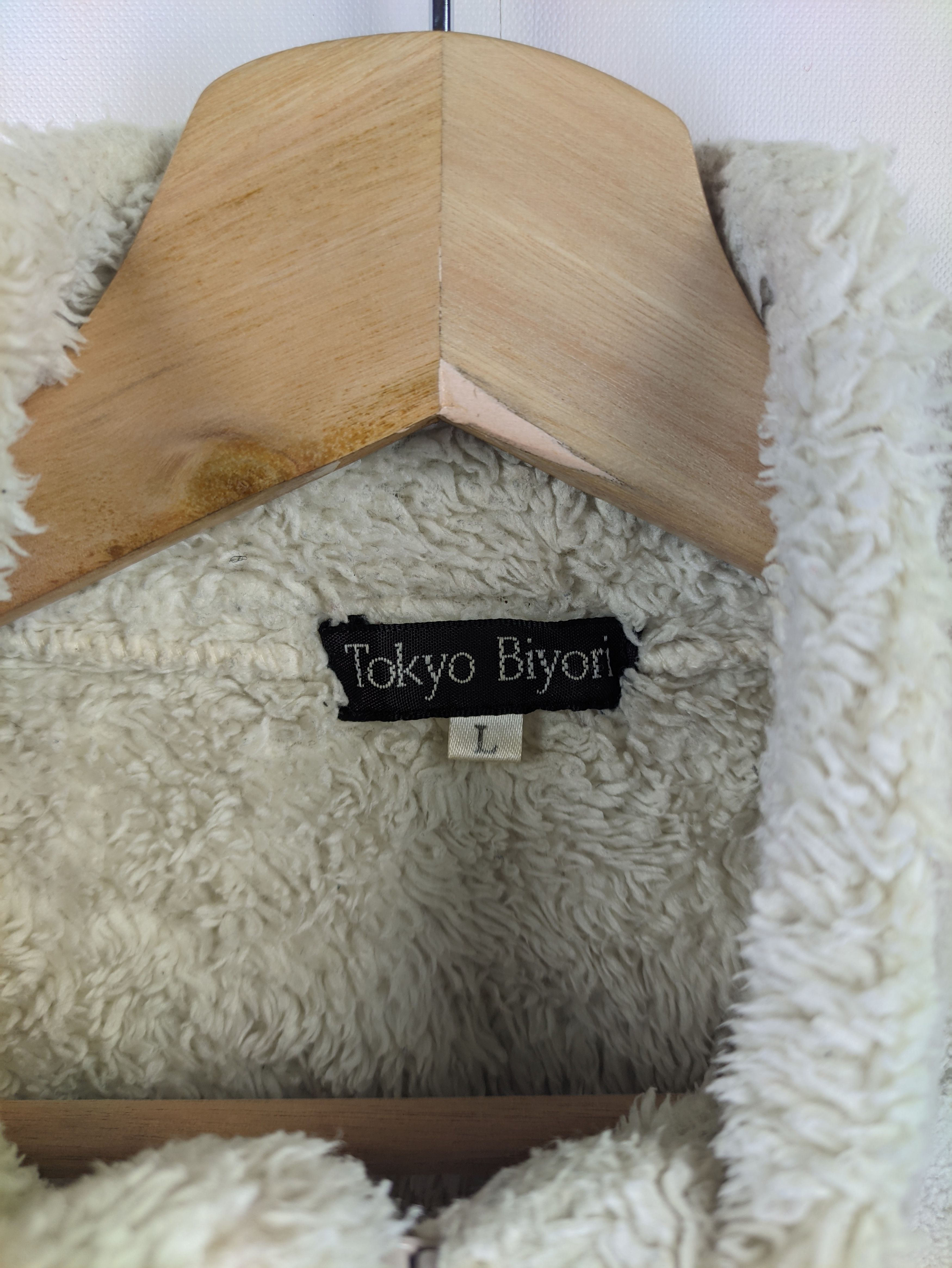 Japanese Brand Steals🔥Fleece Jacket Sherpa Liner by Tokyo Biyori Size M / US 6-8 / IT 42-44 - 3 Thumbnail