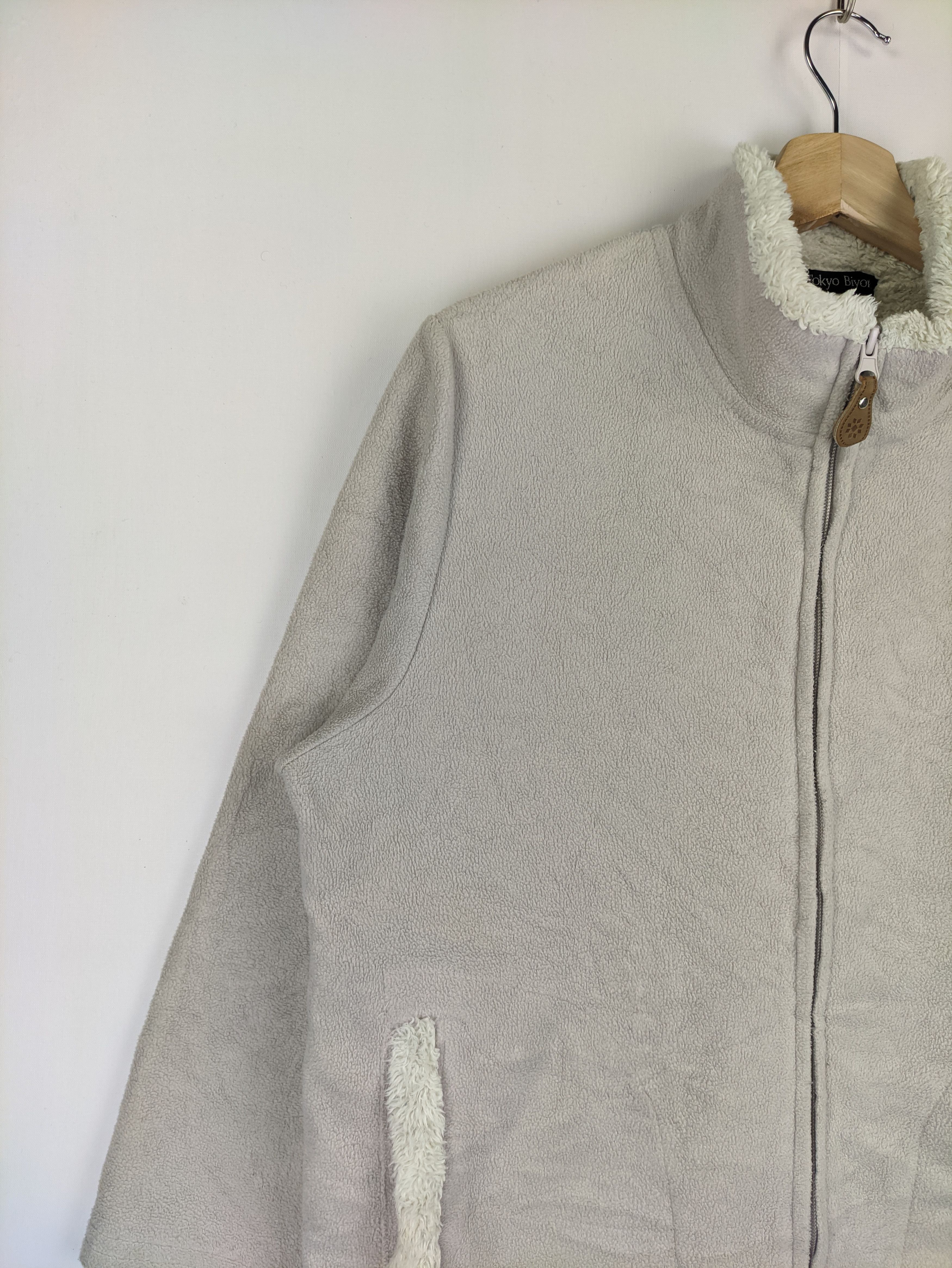 Japanese Brand Steals🔥Fleece Jacket Sherpa Liner by Tokyo Biyori Size M / US 6-8 / IT 42-44 - 7 Thumbnail