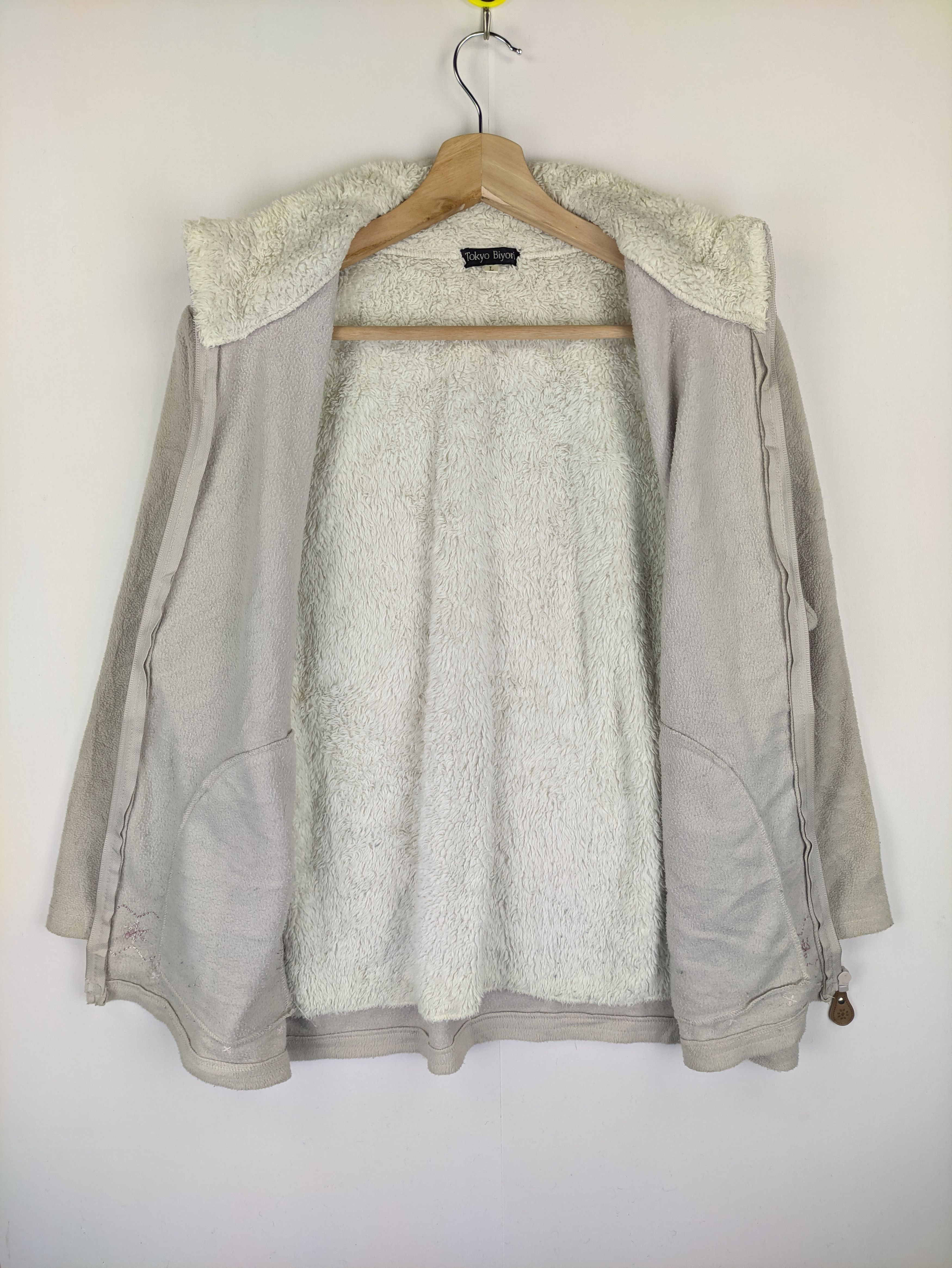 Japanese Brand Steals🔥Fleece Jacket Sherpa Liner by Tokyo Biyori Size M / US 6-8 / IT 42-44 - 5 Thumbnail