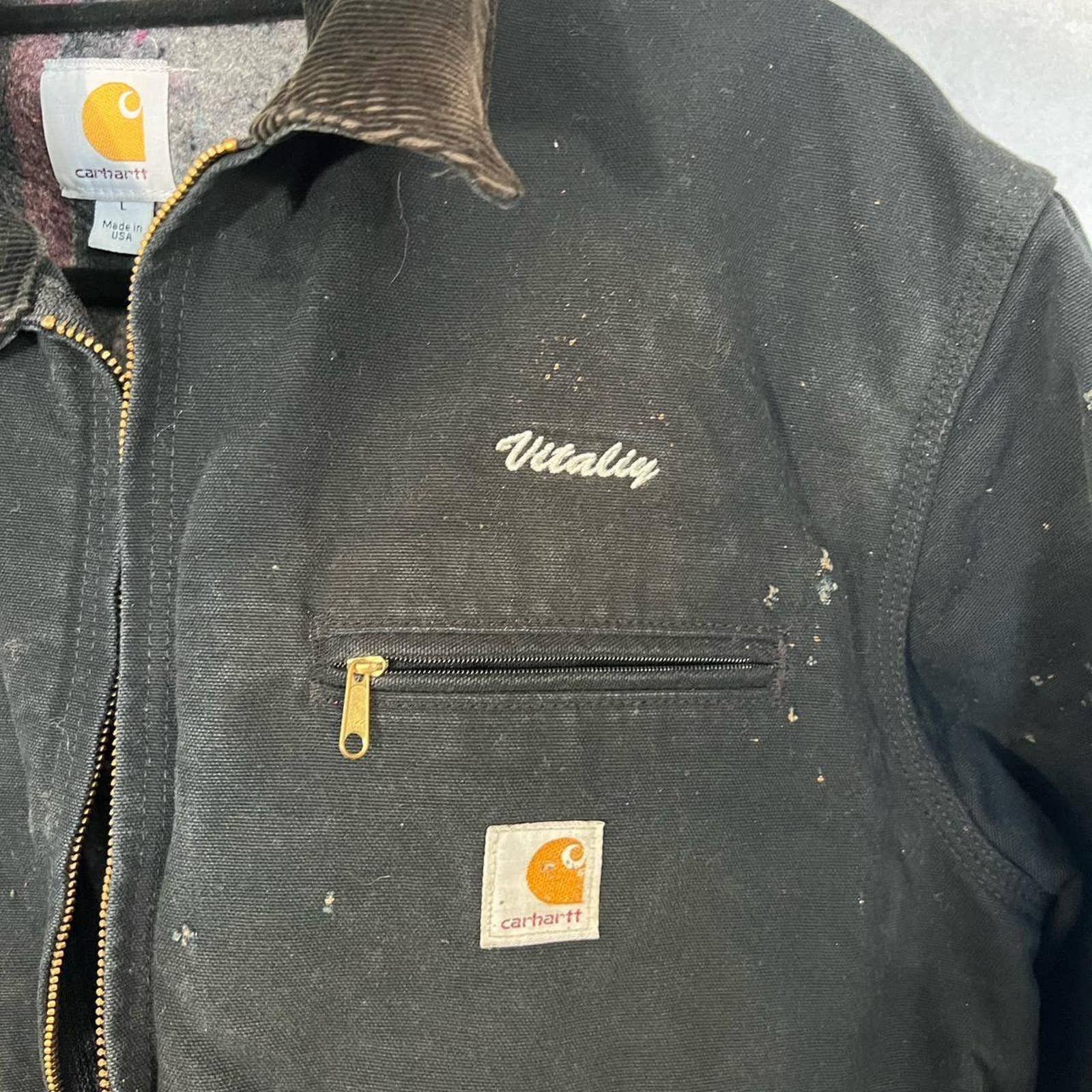 Carhartt Thrashed carhartt detroit jacket Size ONE SIZE - 3 Thumbnail