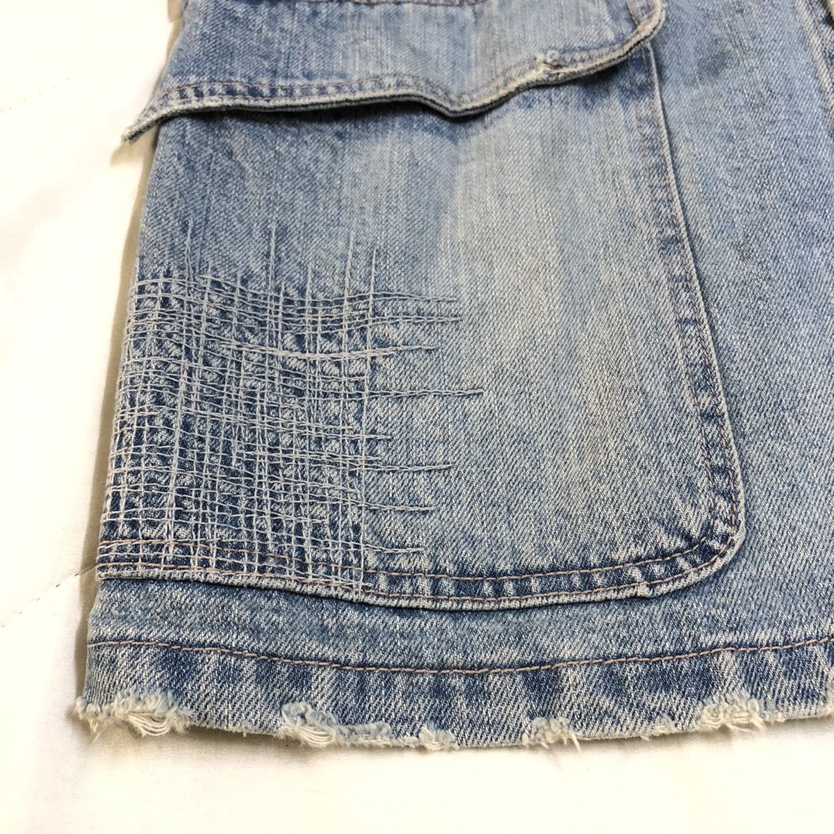Japanese Brand Sequen’ Japan Distressed Denim Chore Jacket Size US S / EU 44-46 / 1 - 5 Thumbnail